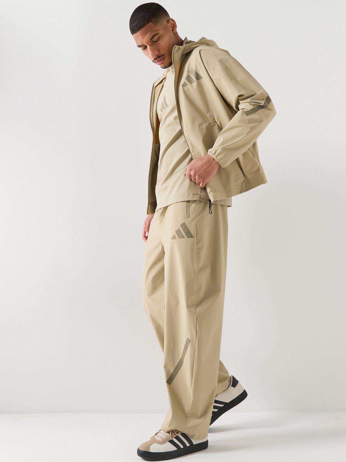 adidas Sportswear Men's ZNE Woven Pant - Khaki