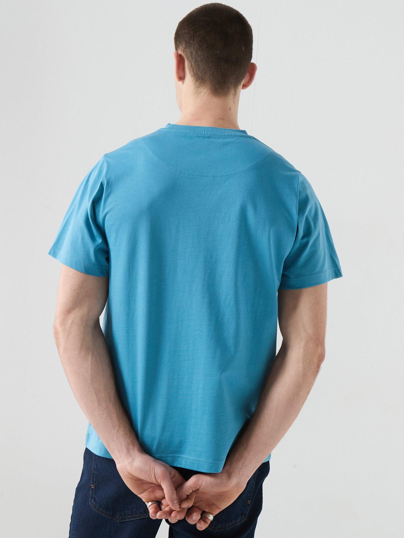 Image 2 of 6 of Pretty Green Gillespie Graphic T-shirt - Blue
