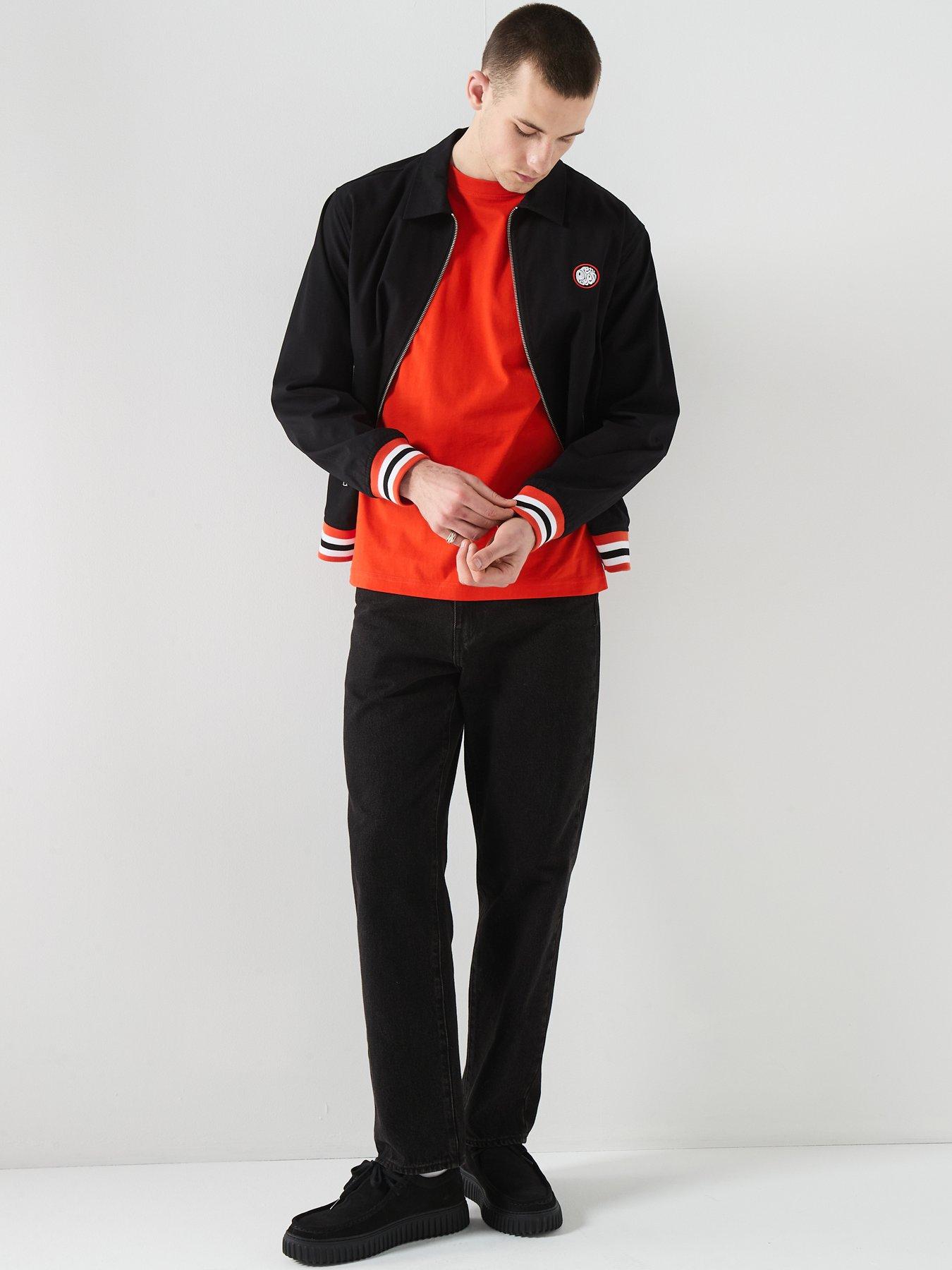 Image 3 of 6 of Pretty Green Sinclair T-shirt - Orange