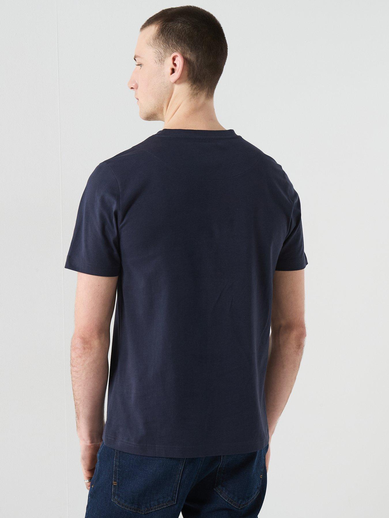 Image 2 of 6 of Pretty Green Sinclair T-shirt - Navy