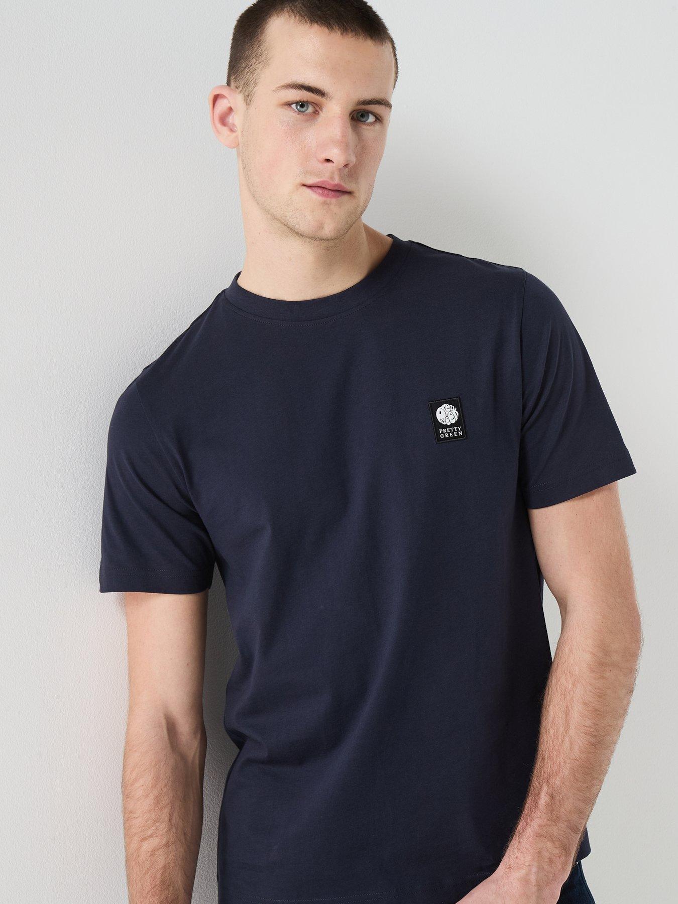 Image 5 of 6 of Pretty Green Sinclair T-shirt - Navy