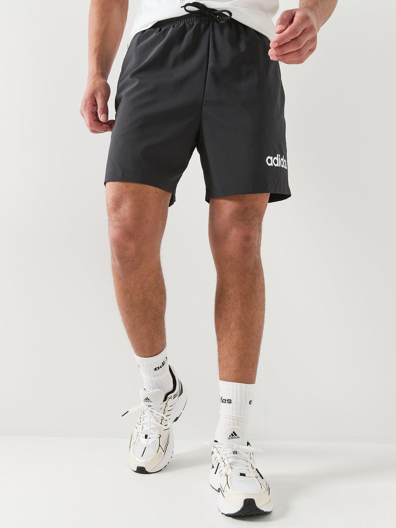 adidas Sportswear: Men's Essentials Linear Chelsea Shorts - Black