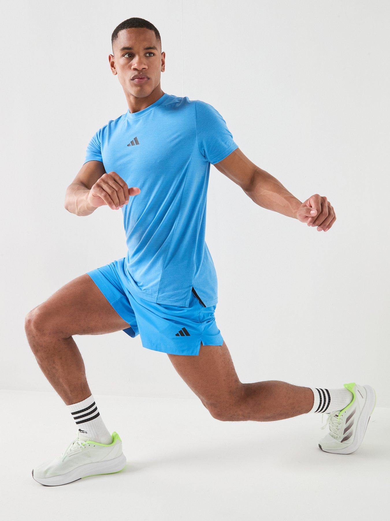 adidas Mens Training D4T T-Shirt - Blue