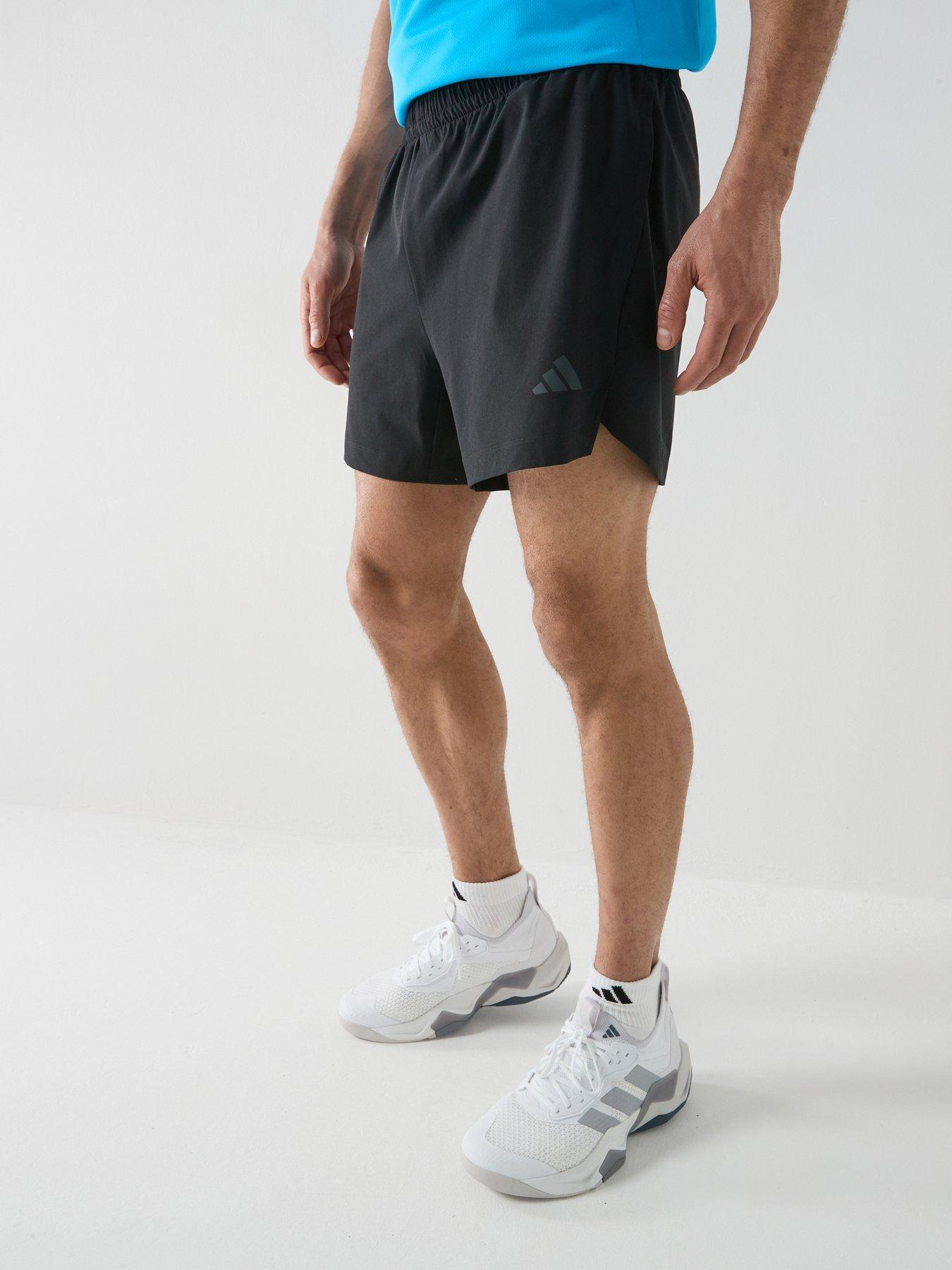 adidas Mens Training Power Shorts, Black, Size L, Men