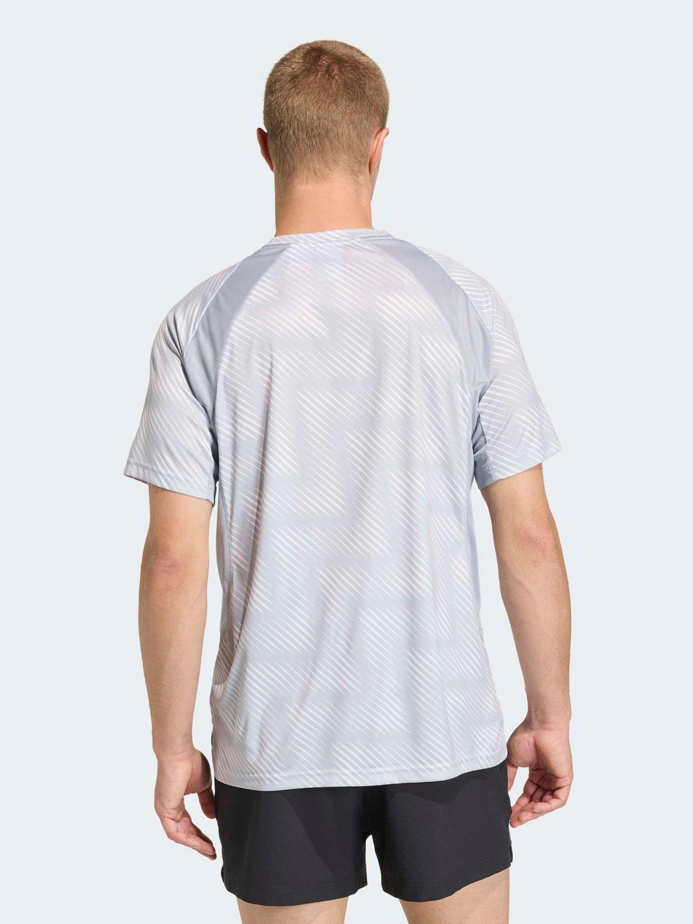 Image 2 of 5 of adidas Mens Training Tech T-Shirt - Silver