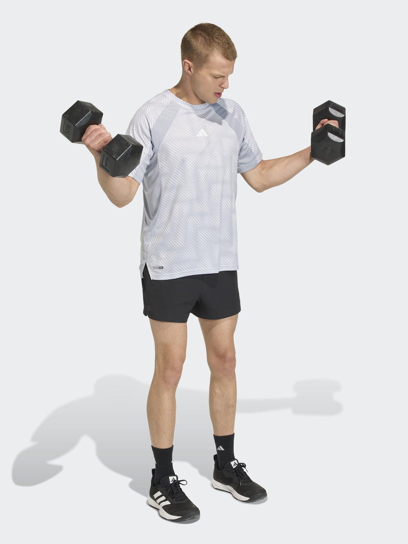 Image 3 of 5 of adidas Mens Training Tech T-Shirt - Silver