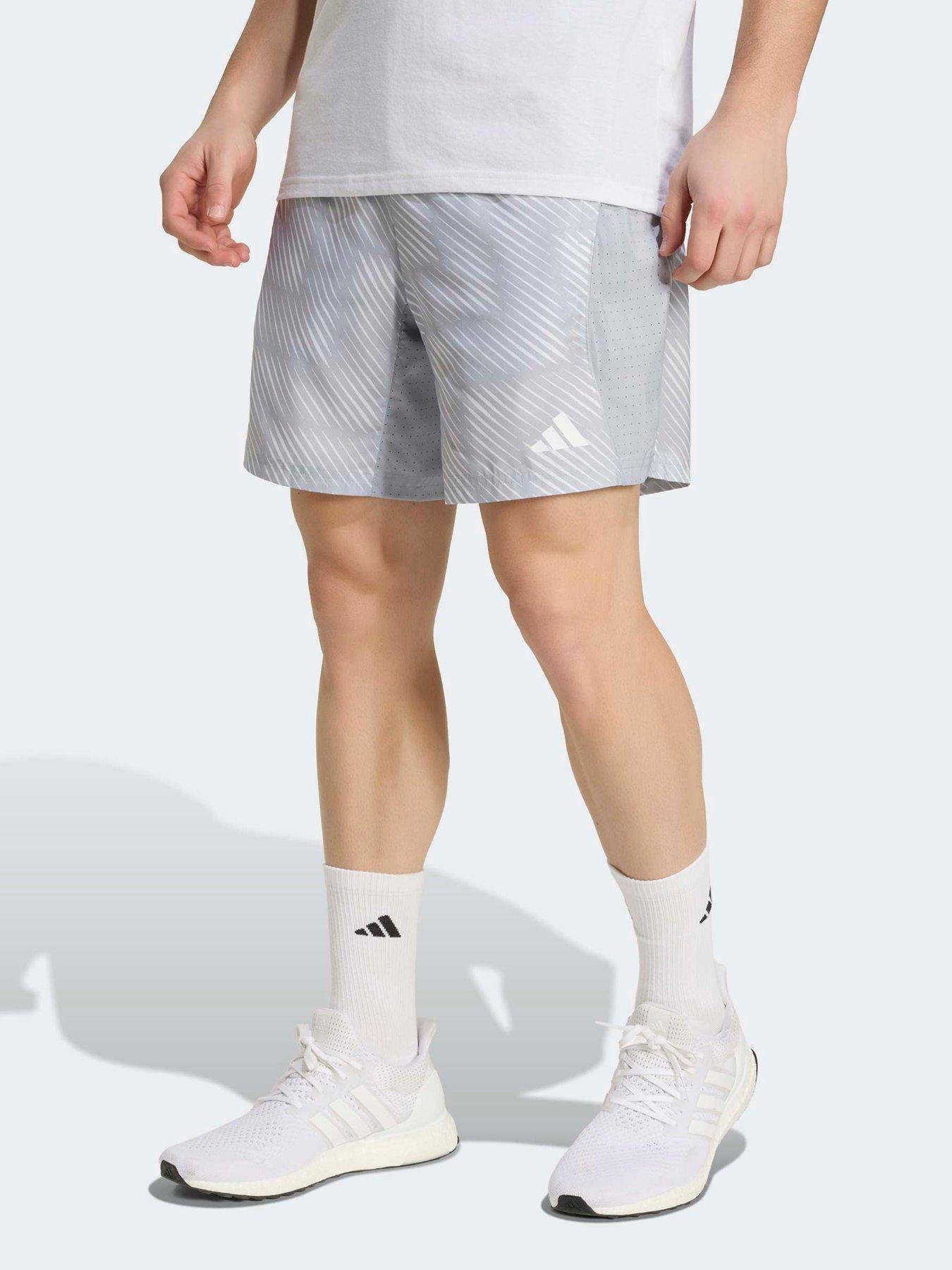 adidas Mens Training Tech Short, Halsil/Print, Size S, Men