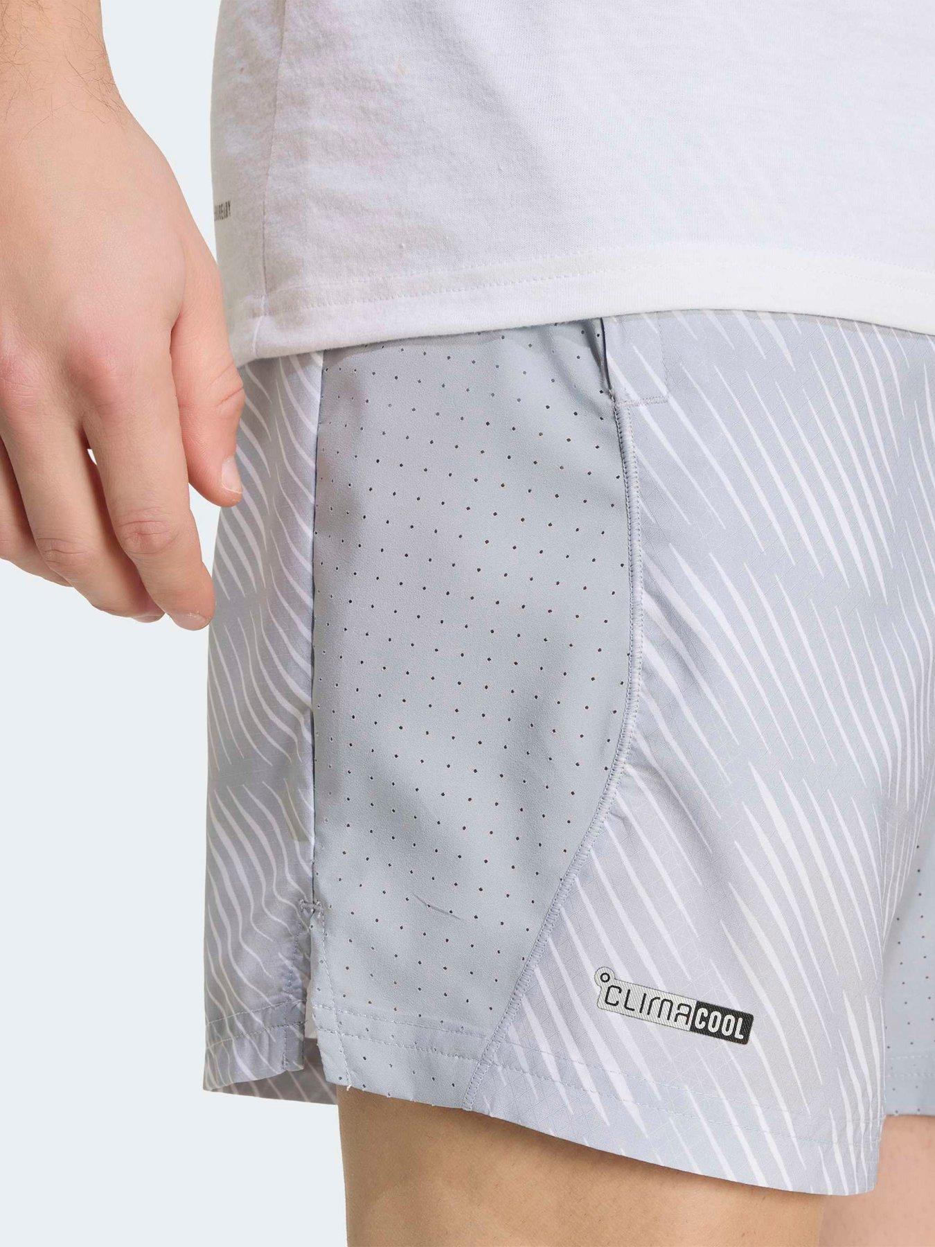 Image 4 of 5 of adidas Mens Training Tech Short - Silver