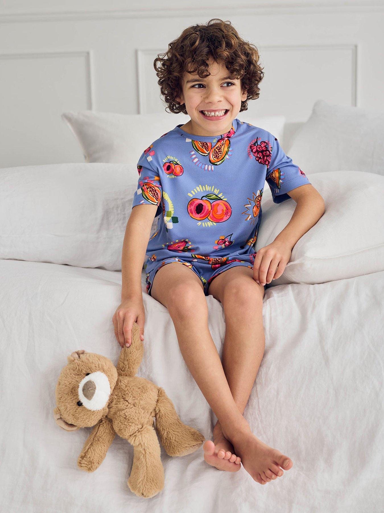 CHELSEA PEERS Kids Short Sleeve Crew Neck Set - Blue