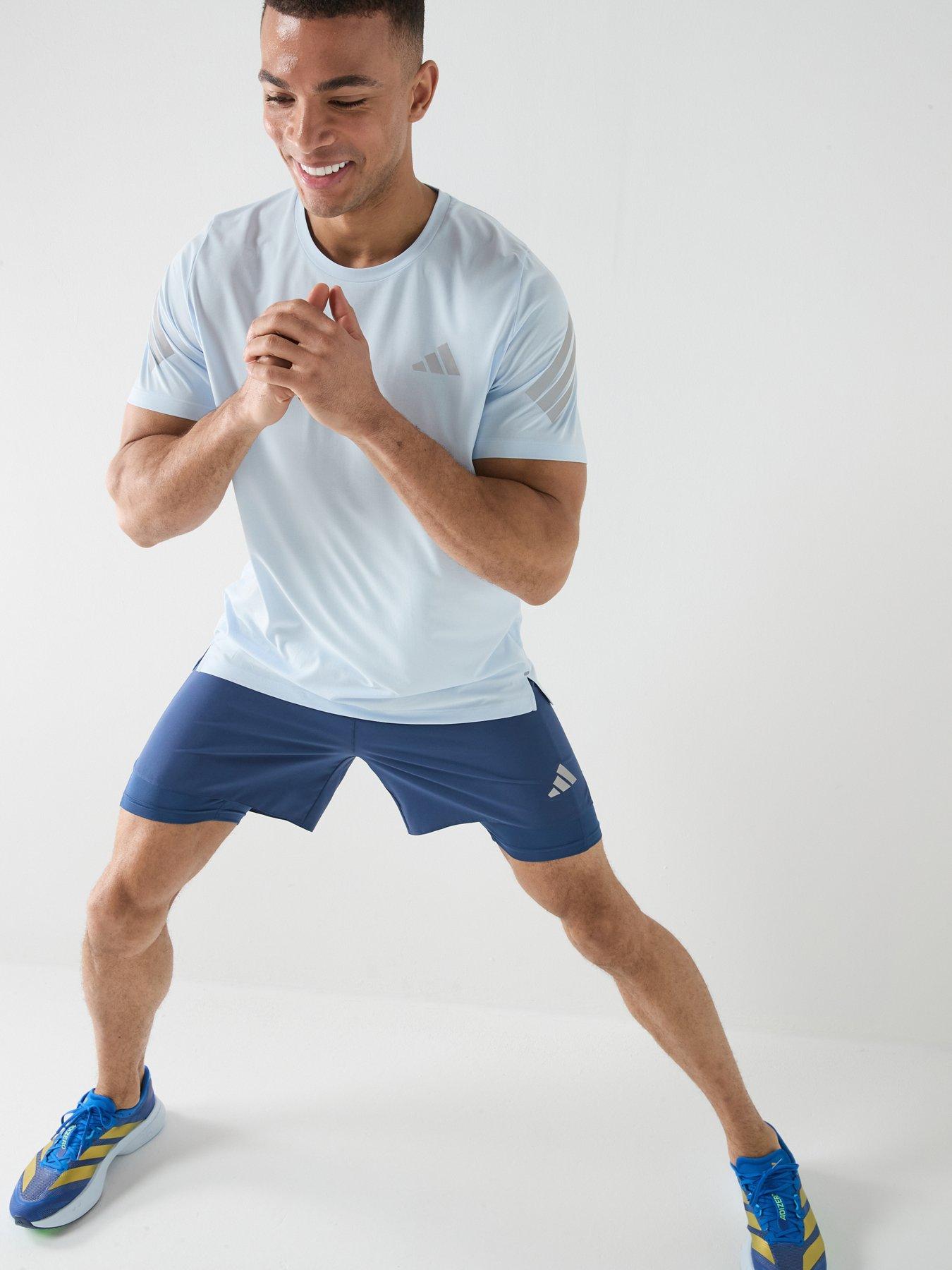 Image 6 of 6 of adidas Mens Running Adi365 Essentials 7 Inch Shorts - Indigo