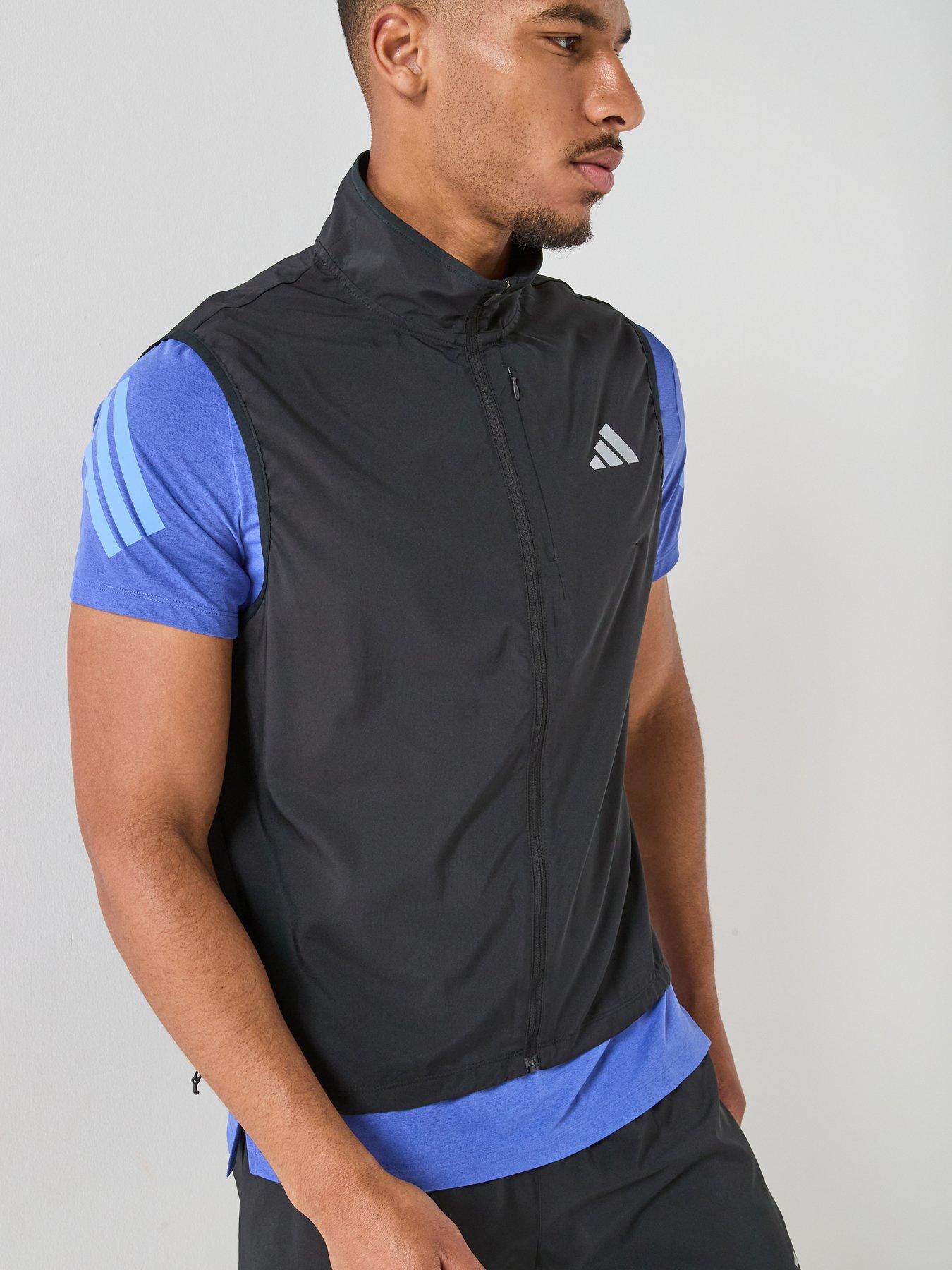 adidas Mens Running Adi365 Essentials Vest - Black