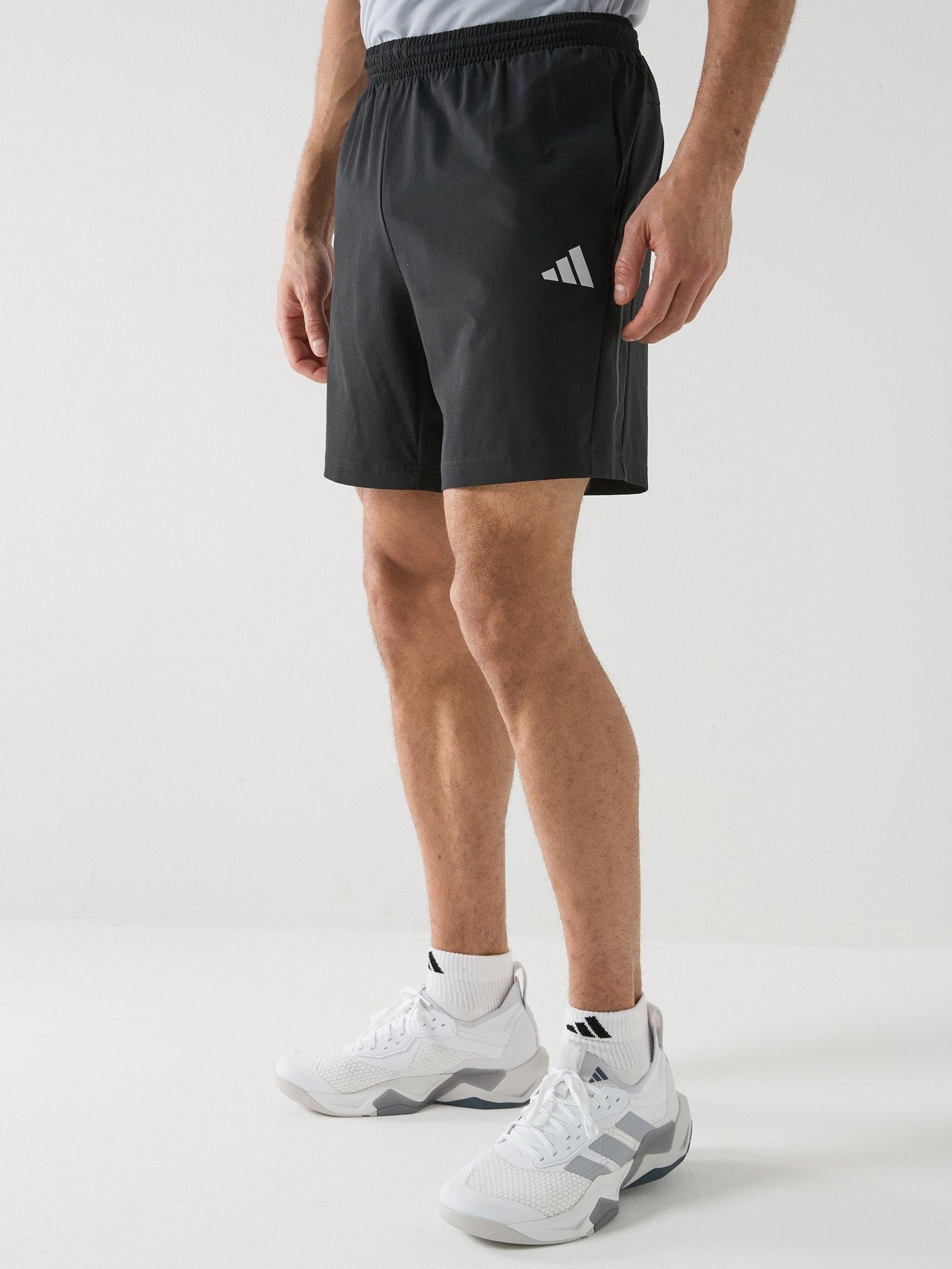 adidas Mens Training Tech Shorts - Black