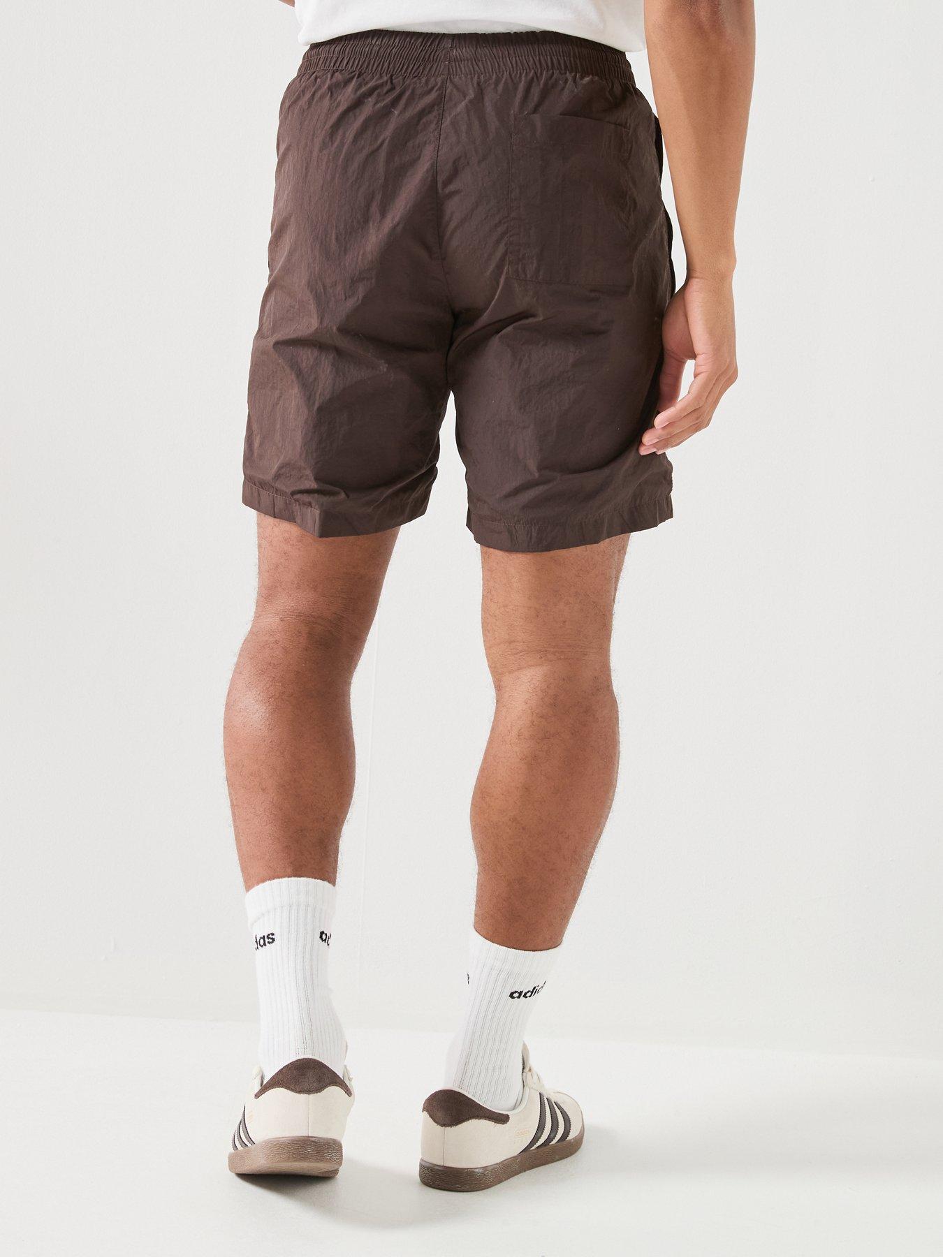 Image 2 of 5 of adidas Originals Men's Woven Shorts - Brown