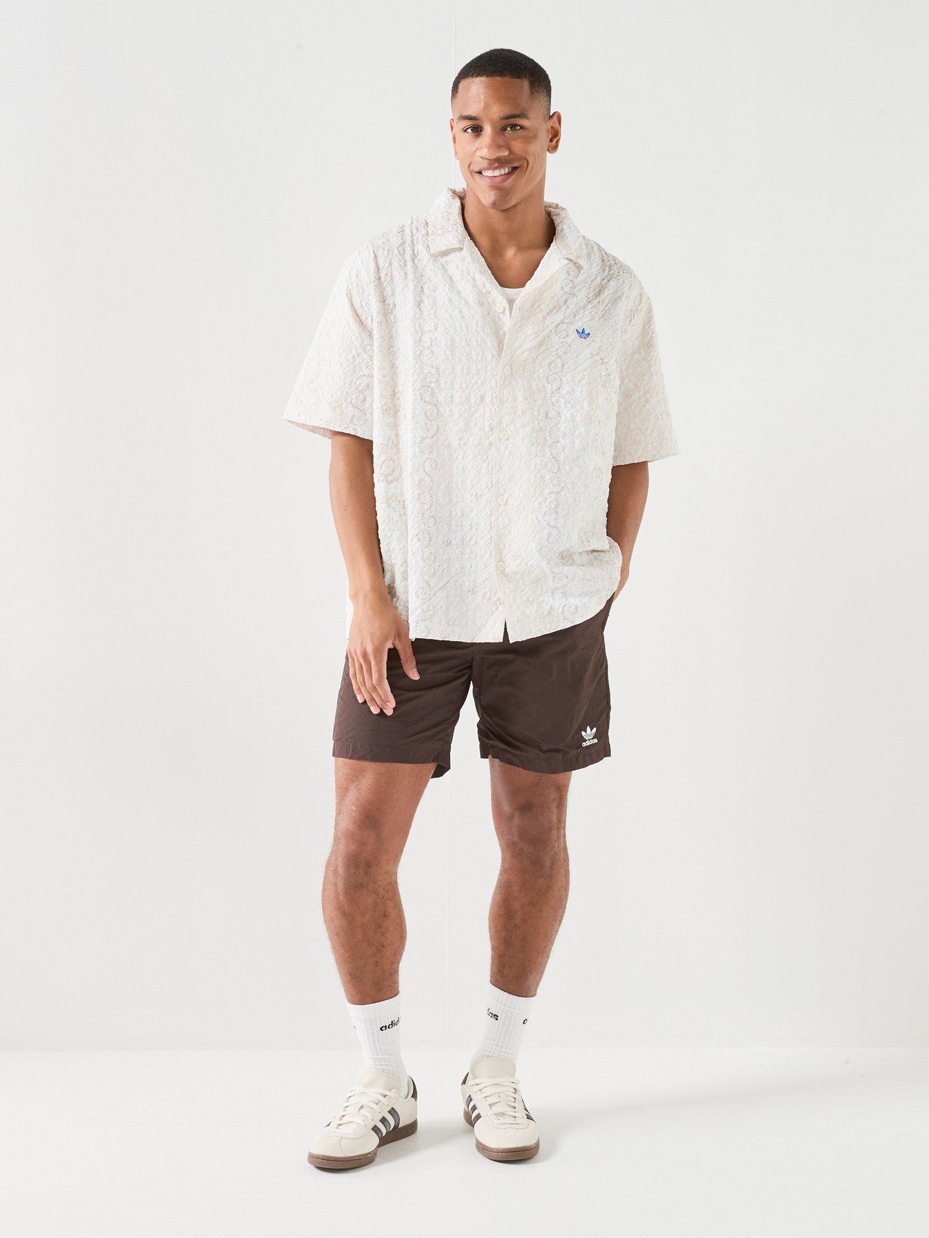 Image 3 of 5 of adidas Originals Men's Woven Shorts - Brown