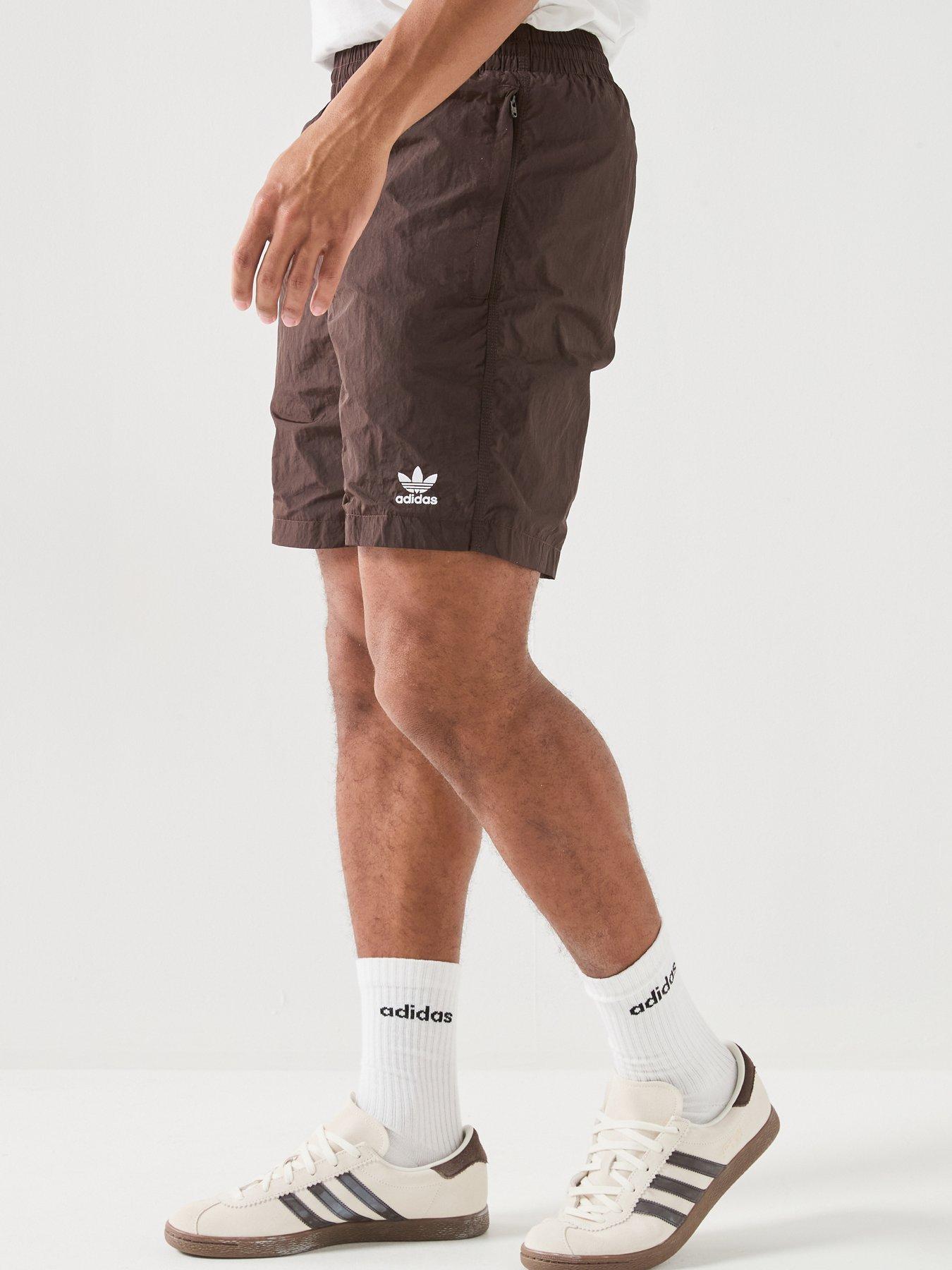Image 4 of 5 of adidas Originals Men's Woven Shorts - Brown