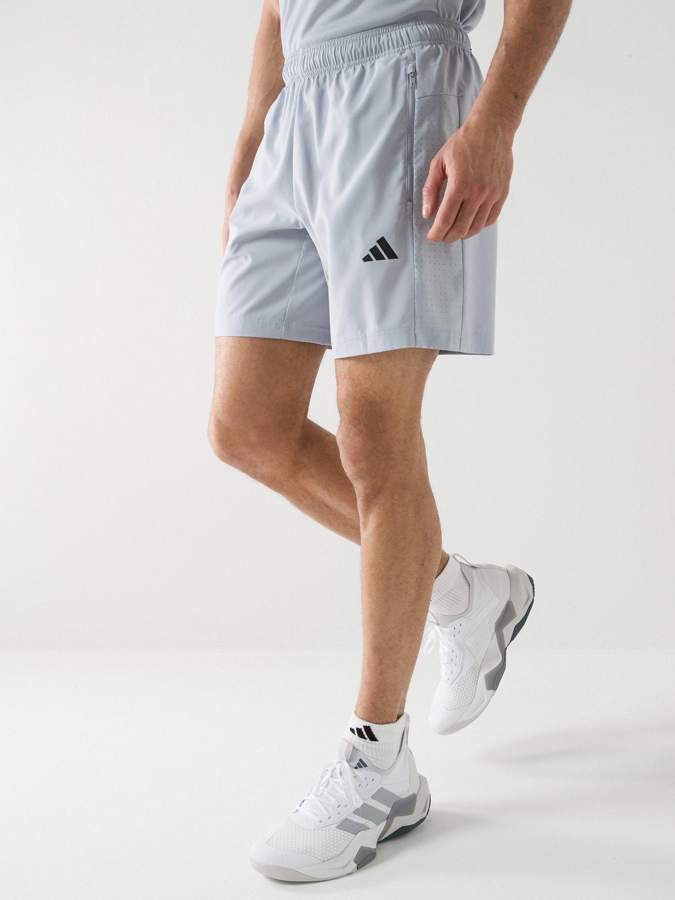 Adidas Mens Training Workout Essentials Woven Shorts - Grey
