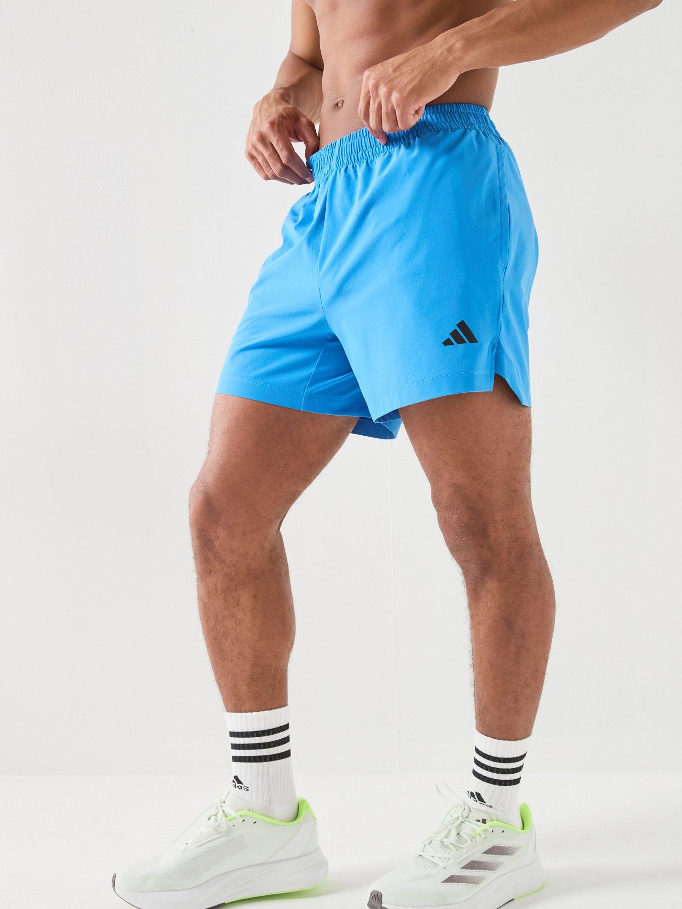 adidas Mens Training Power Shorts, Rayblu, Size S, Men