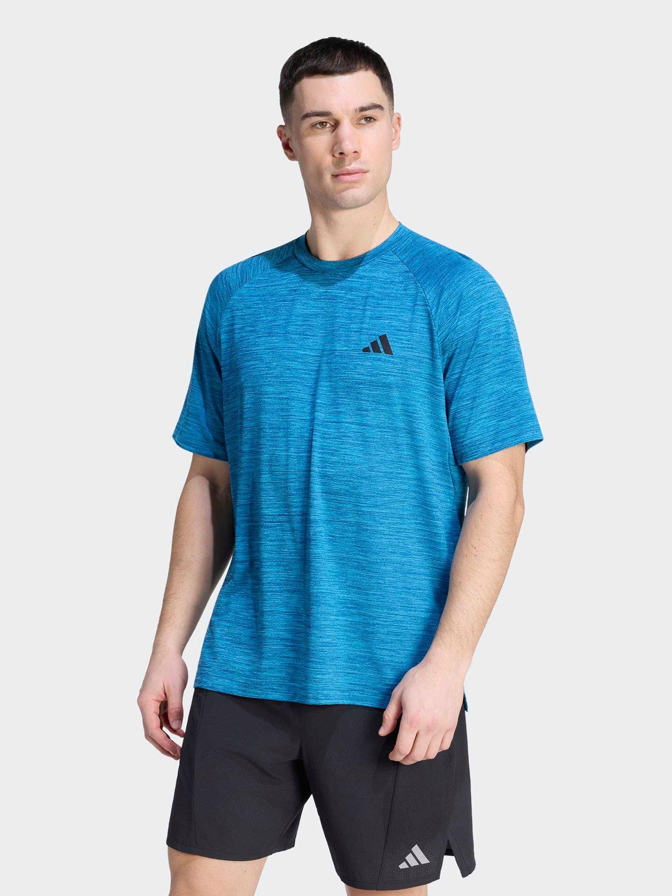 Image 1 of 4 of adidas Mens Training Tech T-Shirt - Blue