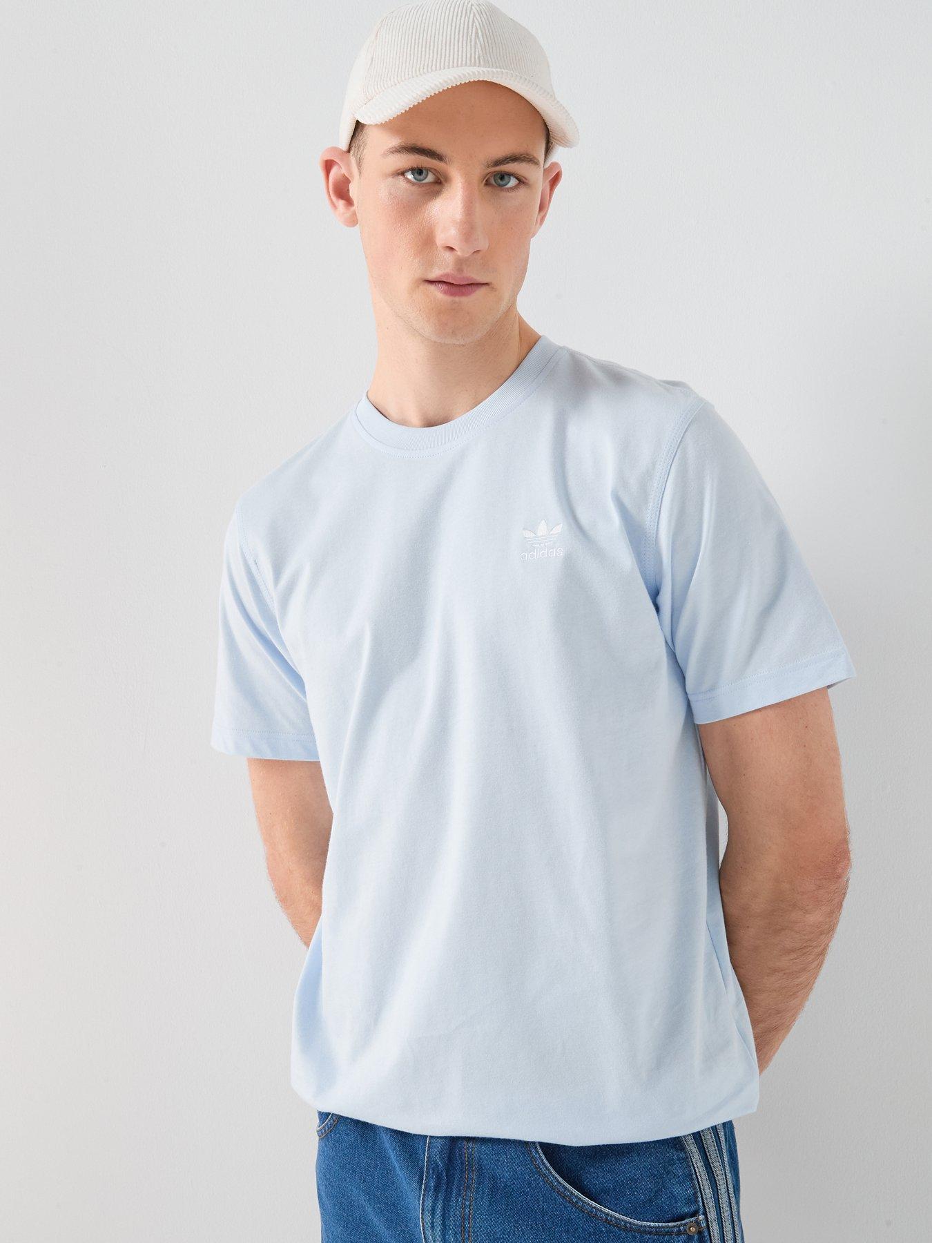 adidas Originals Men's Trefoil Essentials T-Shirt - Blue