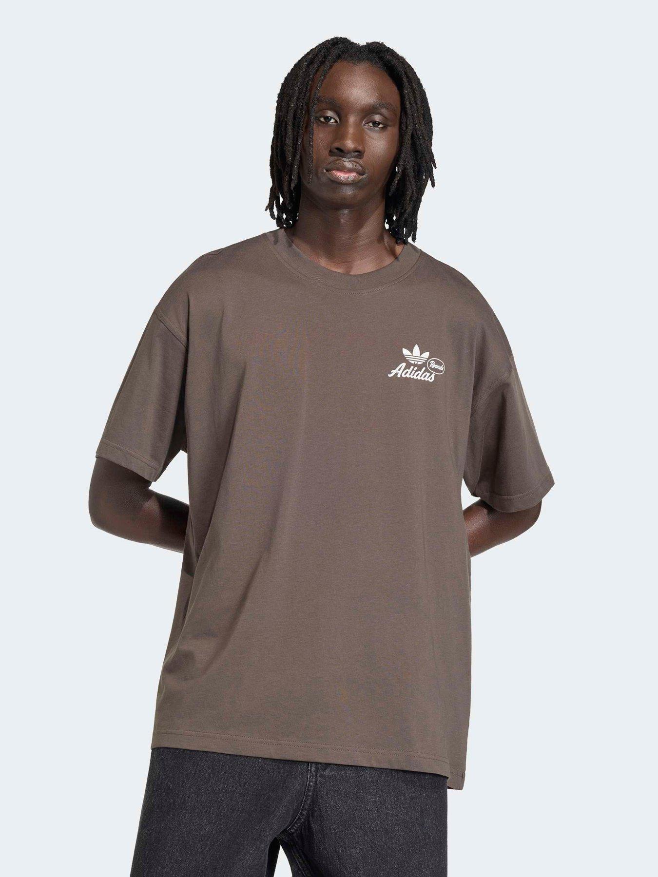 adidas Originals Mens Record Graphic T-Shirt - Shadow Olive