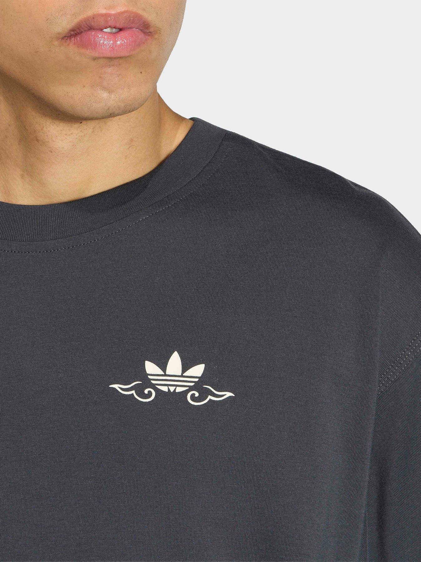 Image 4 of 6 of adidas Originals Mens Frog Graphic T-Shirt - Carbon