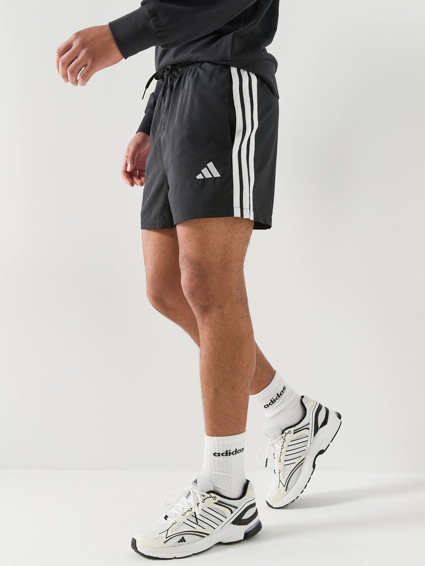 adidas Sportswear Men's Essentials Three Stripes Chelsea Shorts - Black ...