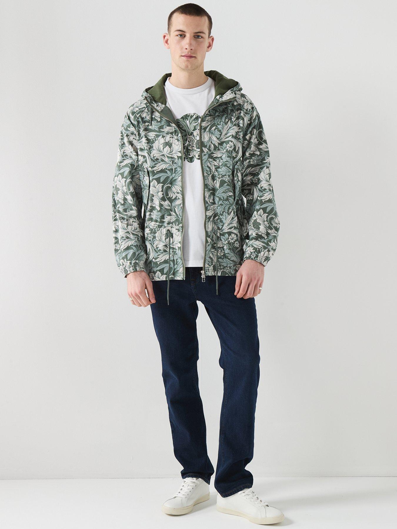 Image 3 of 6 of Pretty Green Bostall Printed Jacket - Green