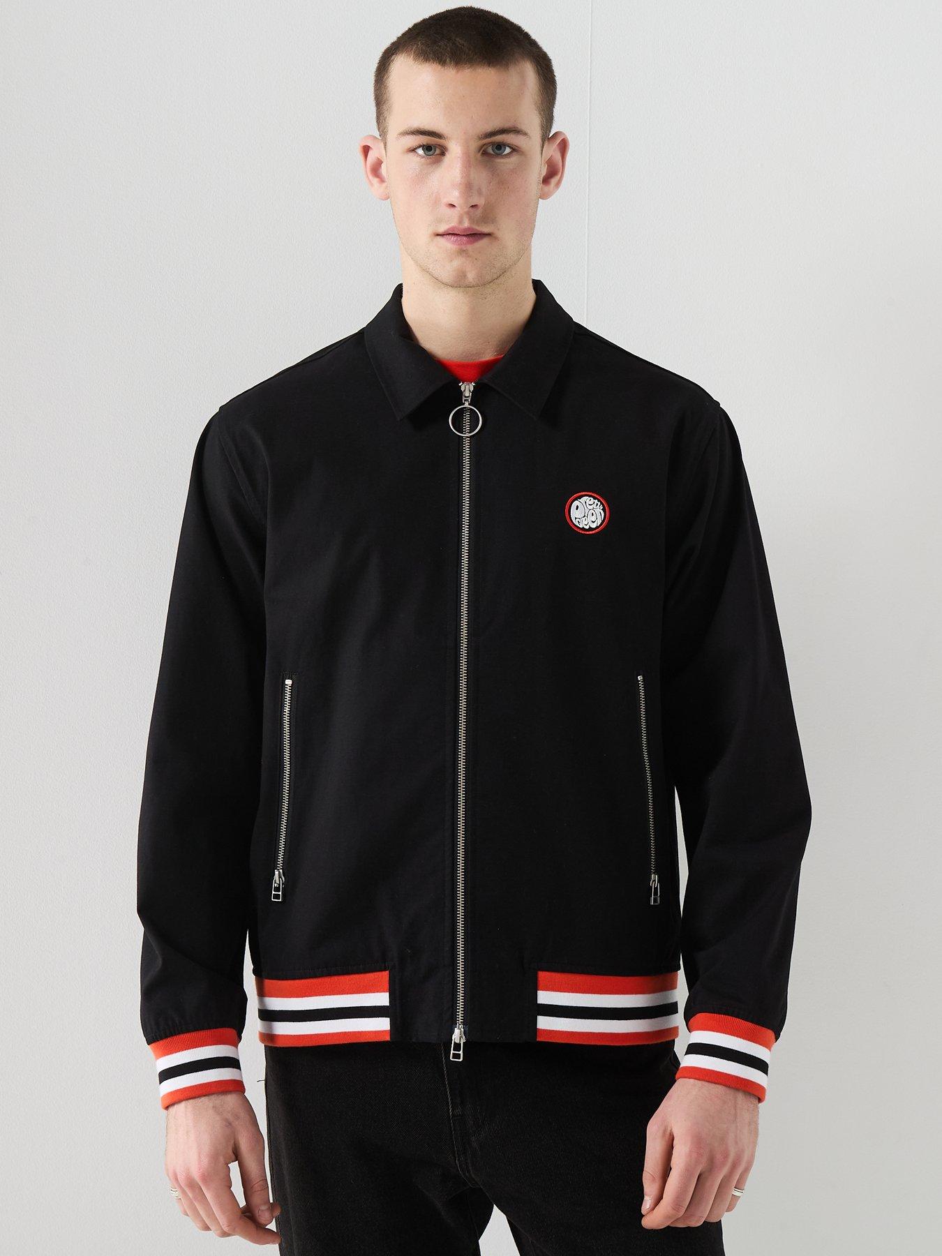Image 5 of 6 of Pretty Green Stratosphere Zip Bomber Jacket - Black