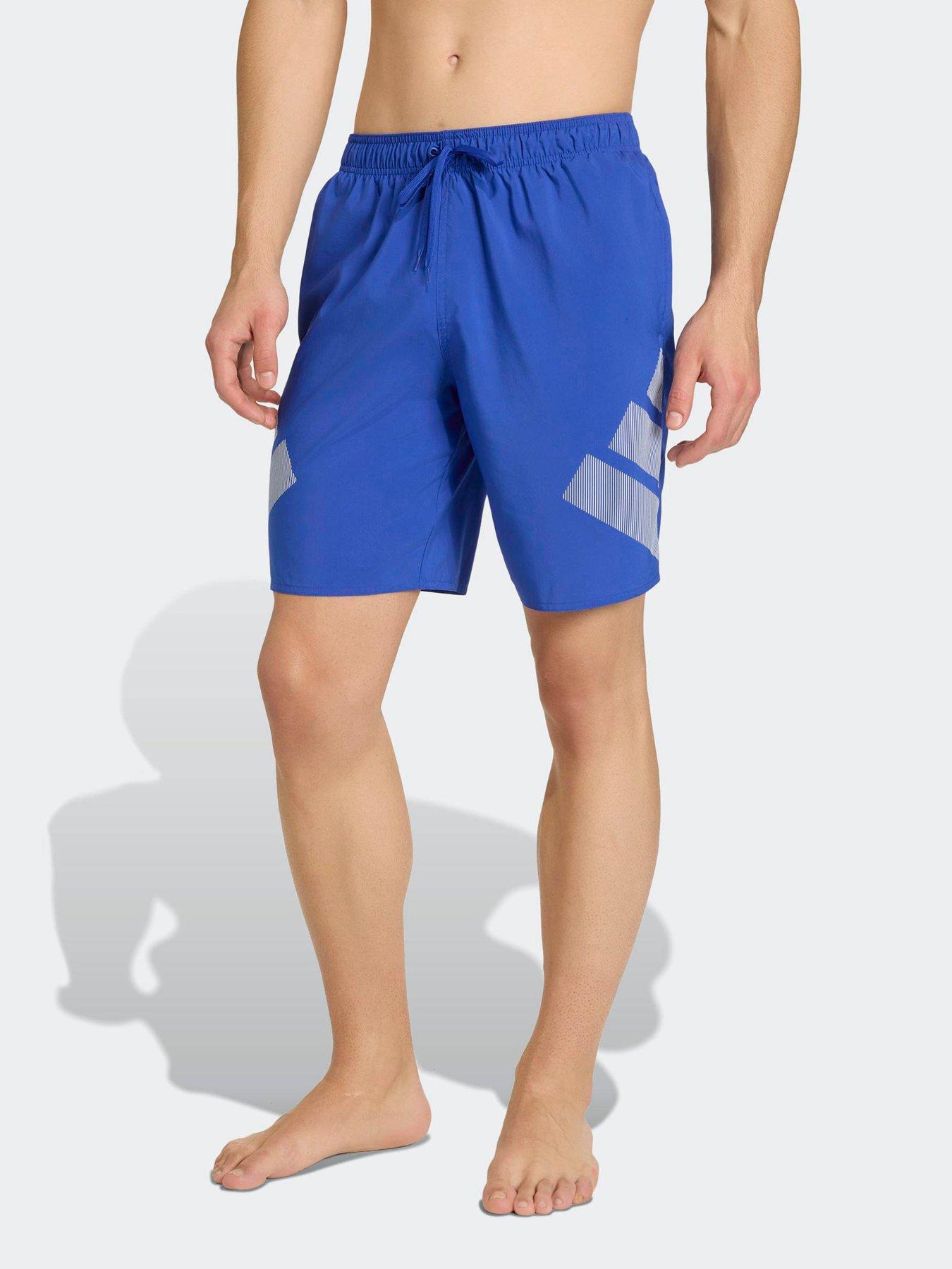 adidas Mens 8 Inch Swim Shorts - Blue