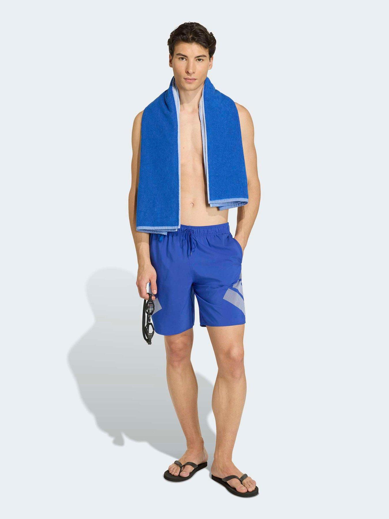 Image 3 of 5 of adidas Mens 8 Inch Shorts - Blue