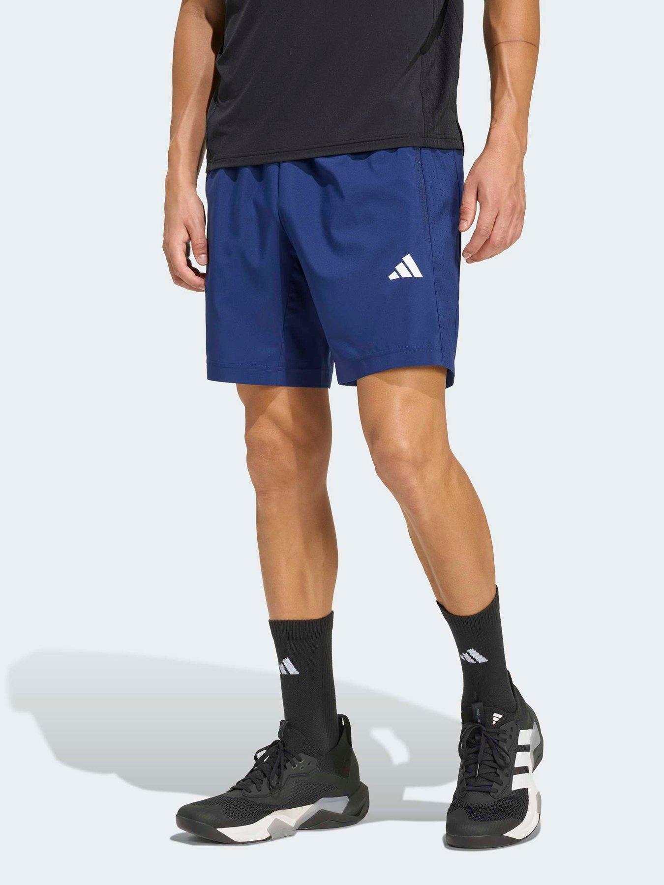 adidas Mens Training Workout Essentials Woven Shorts - Blue