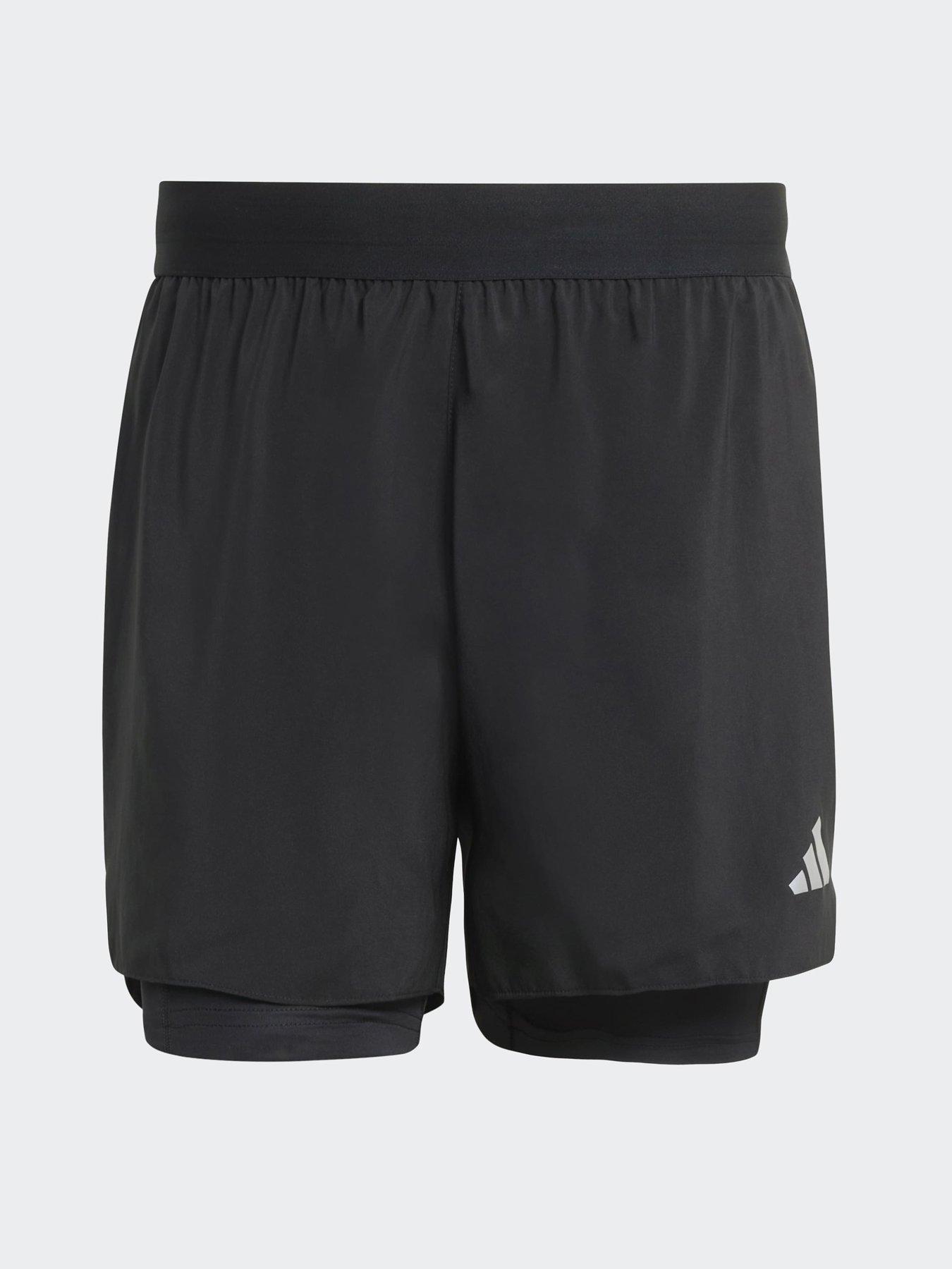 Image 6 of 6 of adidas Mens Running Adi365 Essentials 2In1 Shorts - Black