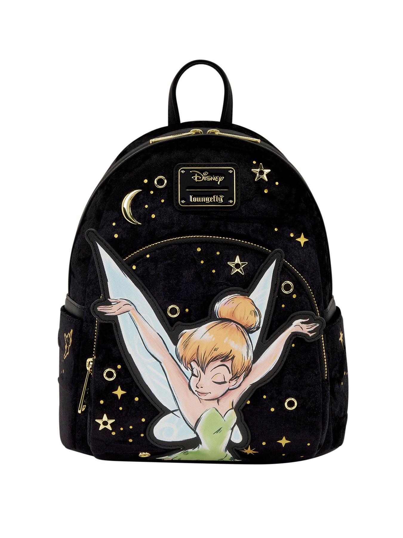 Loungefly Disney Tinker Bell Pixie Dust Velvet Mini Backpack