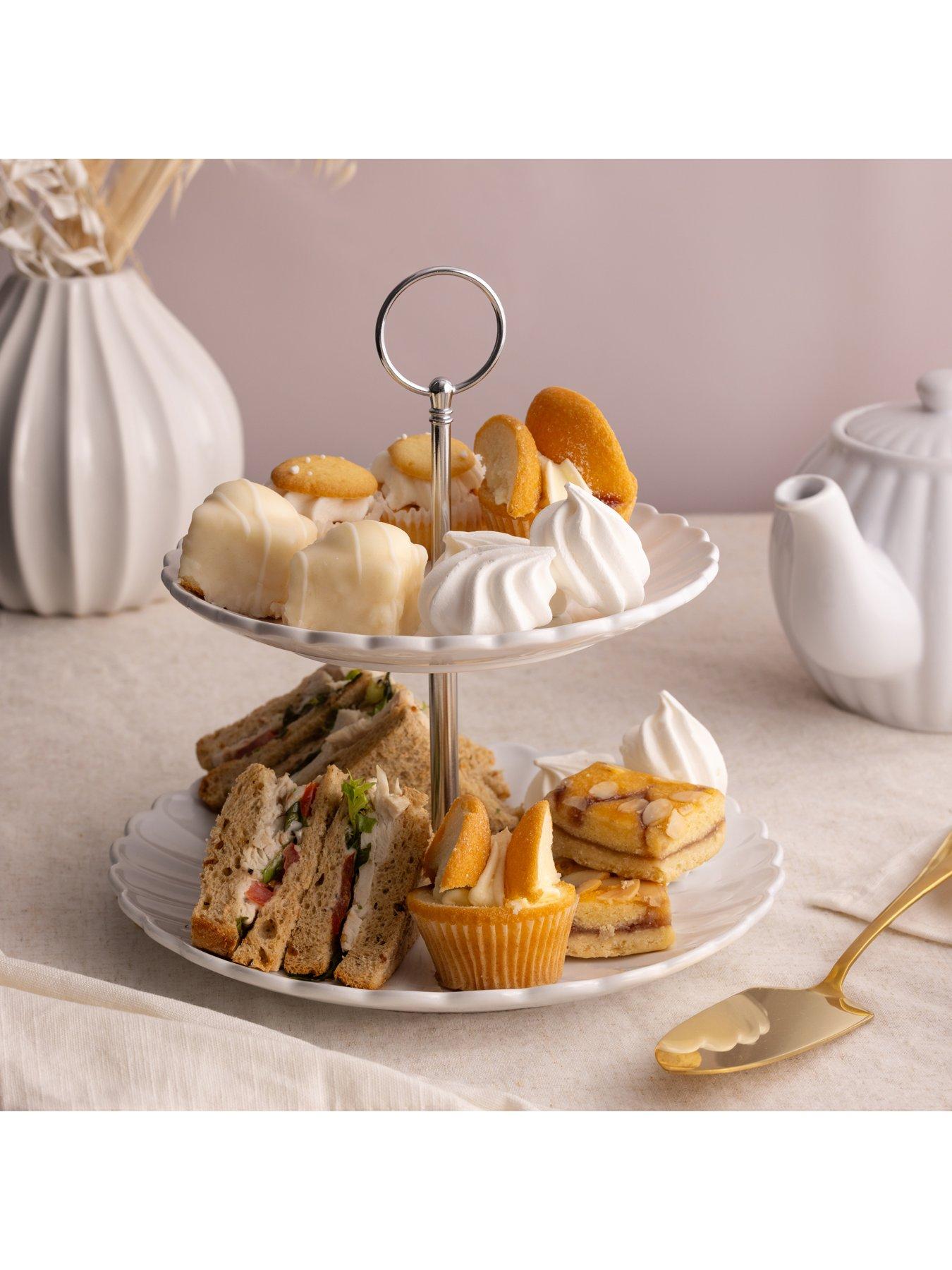 Image 4 of 4 of Price & Kensington Luxe 2 Tier Cake Stand White