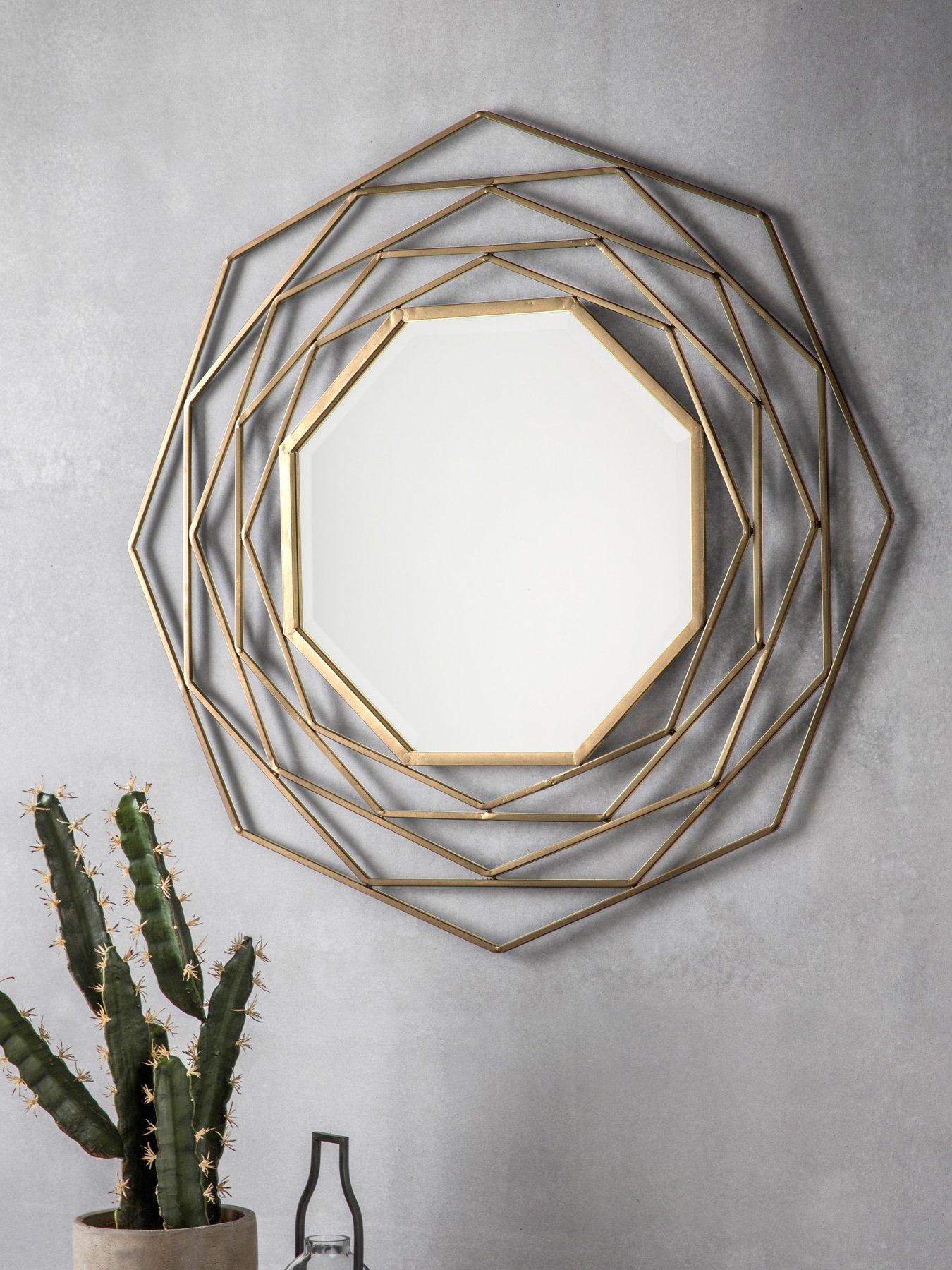 Gallery Direct Estella Mirror Gold 910x910mm