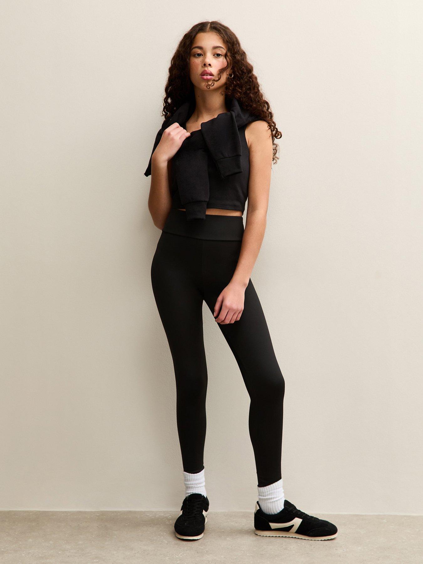 New Look 915 Girls Waistband Leggings - Black