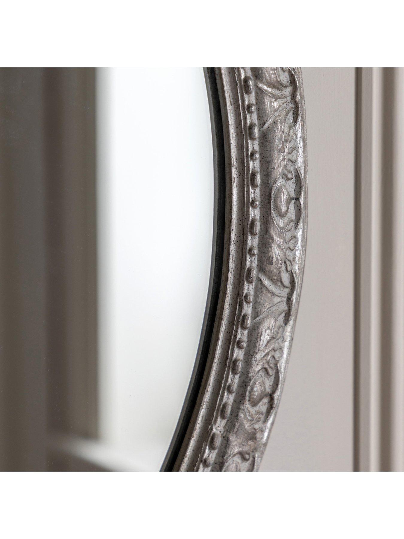 Image 3 of 4 of Gallery Direct Romana Round Mirror Grey 800x25x800mm