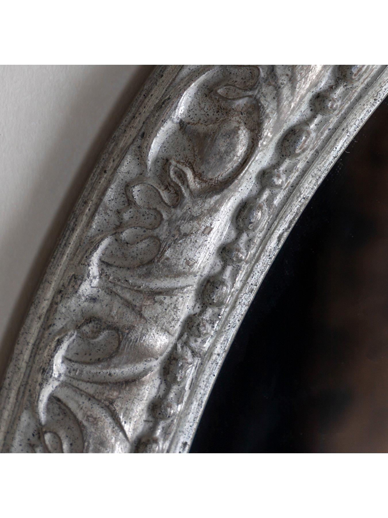 Image 4 of 4 of Gallery Direct Romana Round Mirror Grey 800x25x800mm