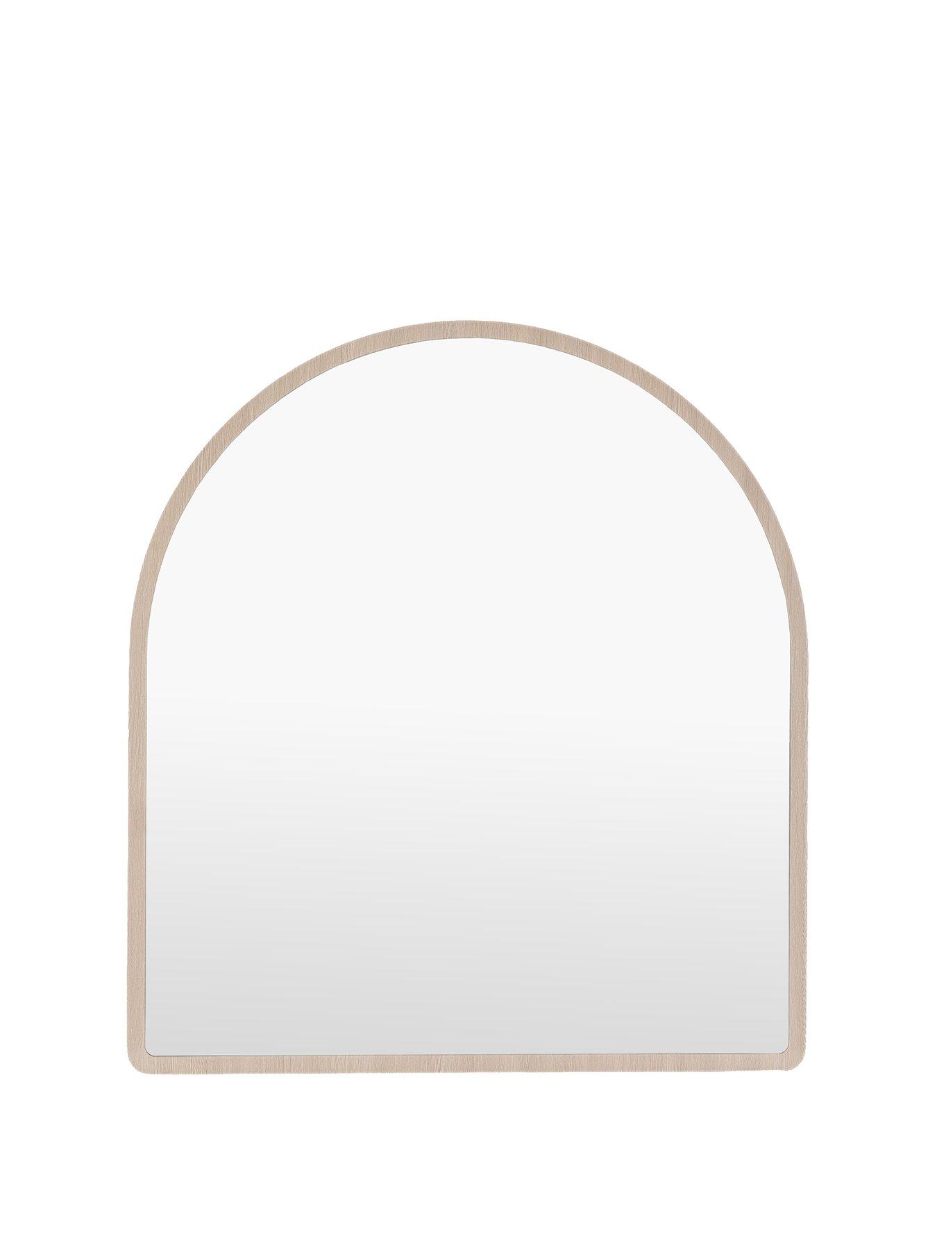 Image 2 of 4 of Gallery Direct Sedona Overmantle Mirror Grey 900x30x1000mm