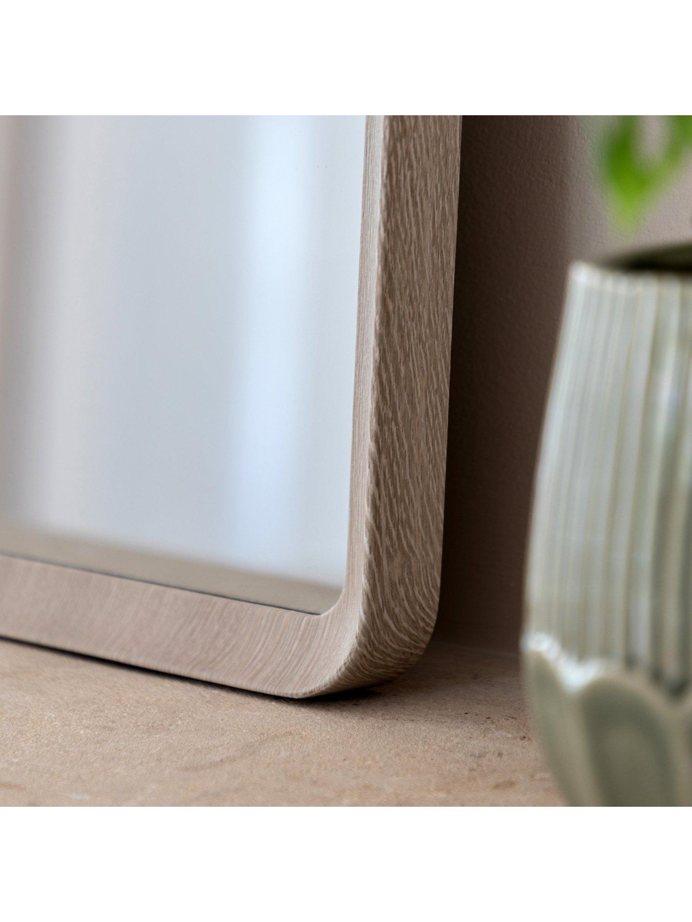 Image 3 of 4 of Gallery Direct Sedona Overmantle Mirror Grey 900x30x1000mm