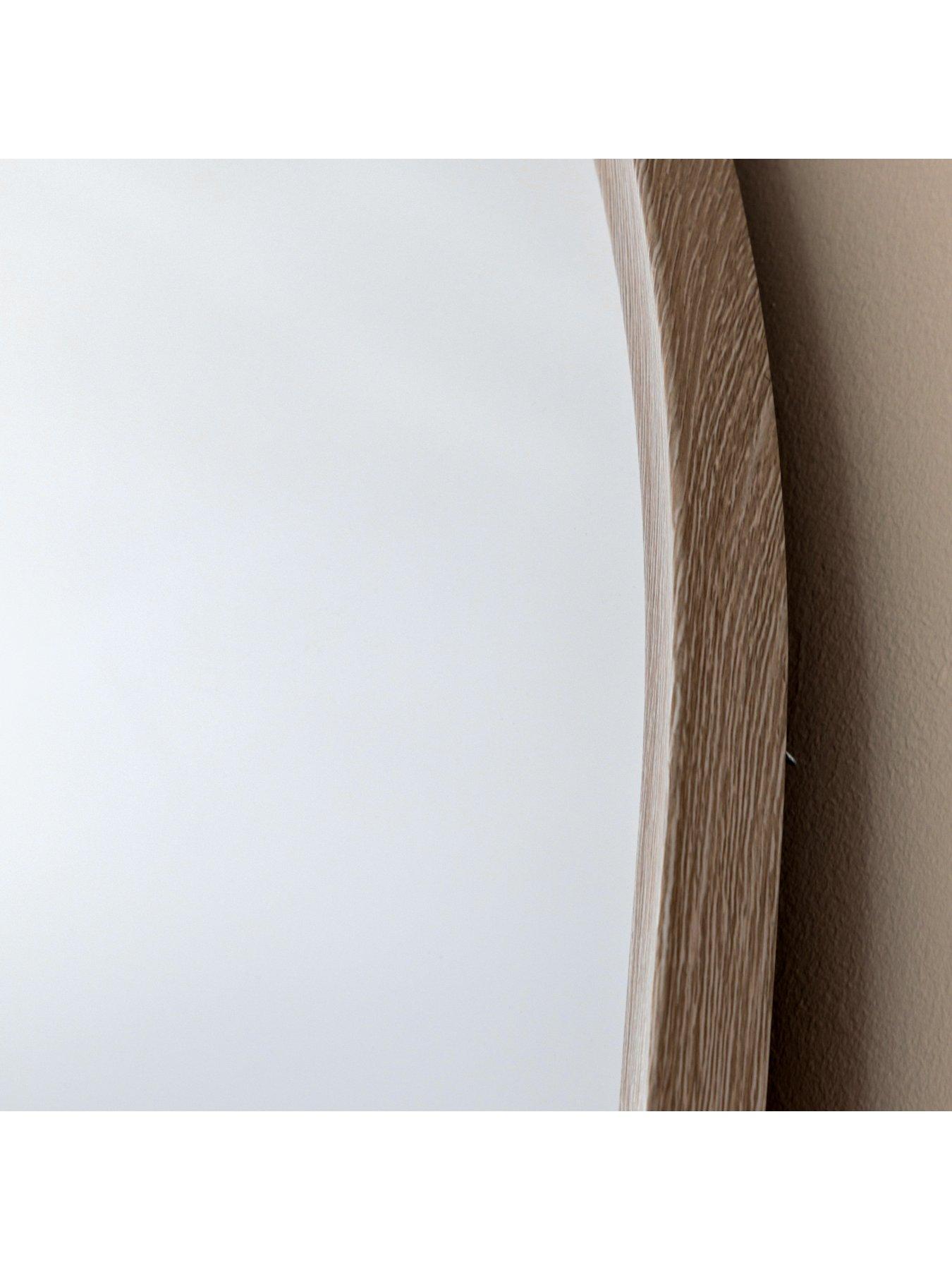 Image 4 of 4 of Gallery Direct Sedona Overmantle Mirror Grey 900x30x1000mm