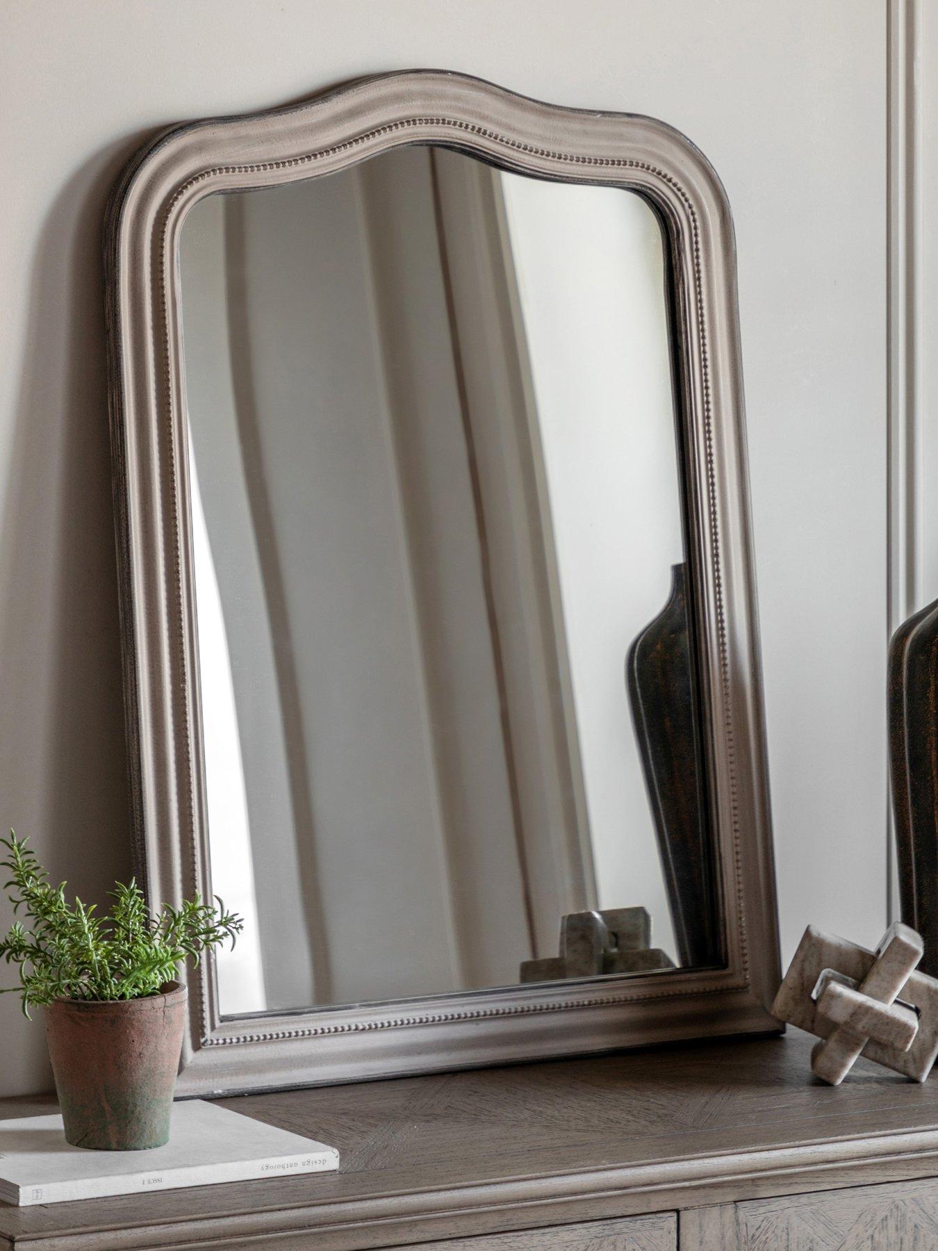 Gallery Direct Shoreline Arch Mirror Grey 600x23x800mm