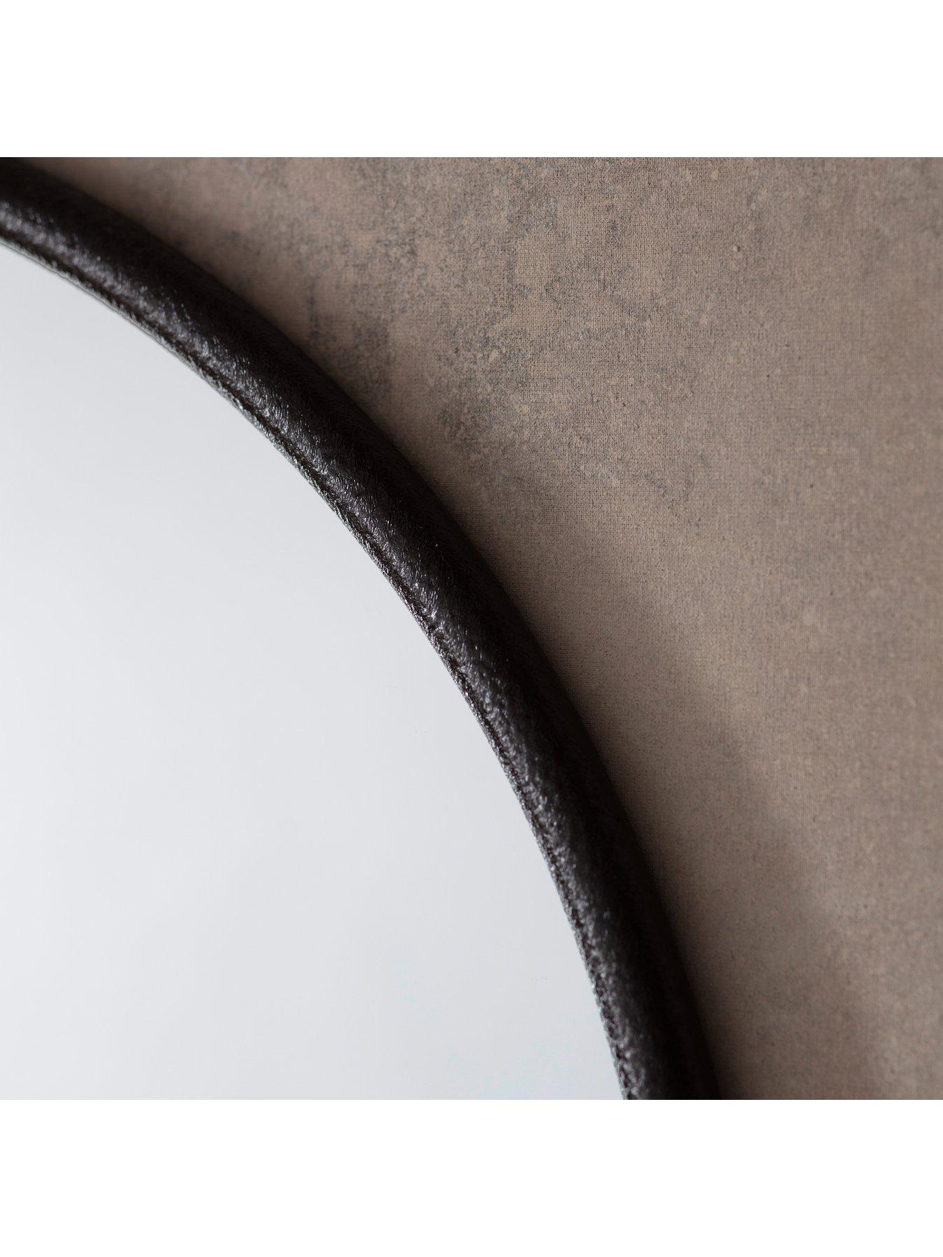 Image 5 of 5 of Gallery Direct Bayswater Black Round Mirror 610x700mm