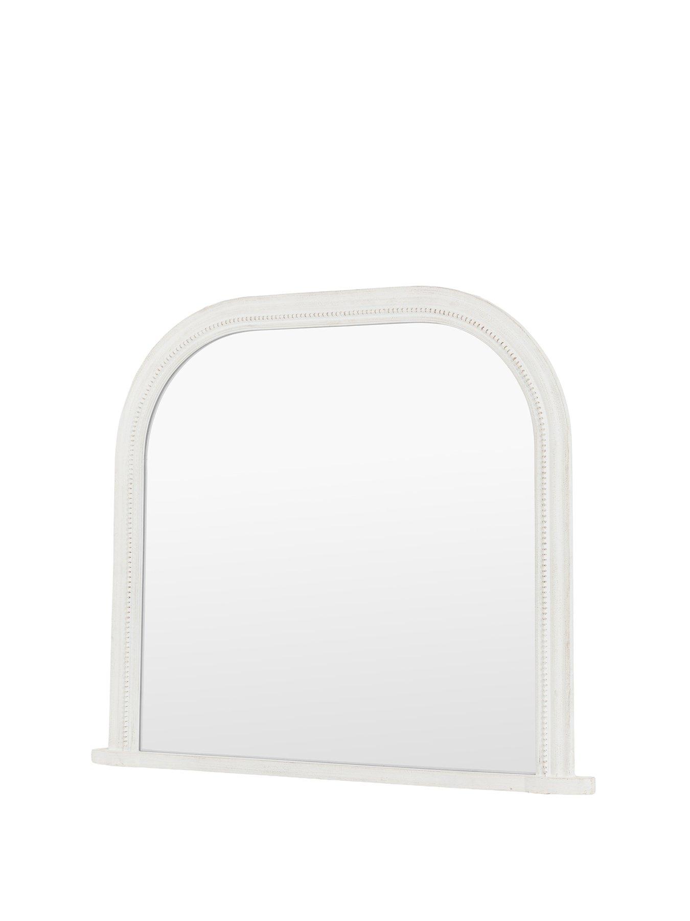 Image 2 of 4 of Gallery Direct Shoreline Overmantle Mirror White 1050x50x900mm