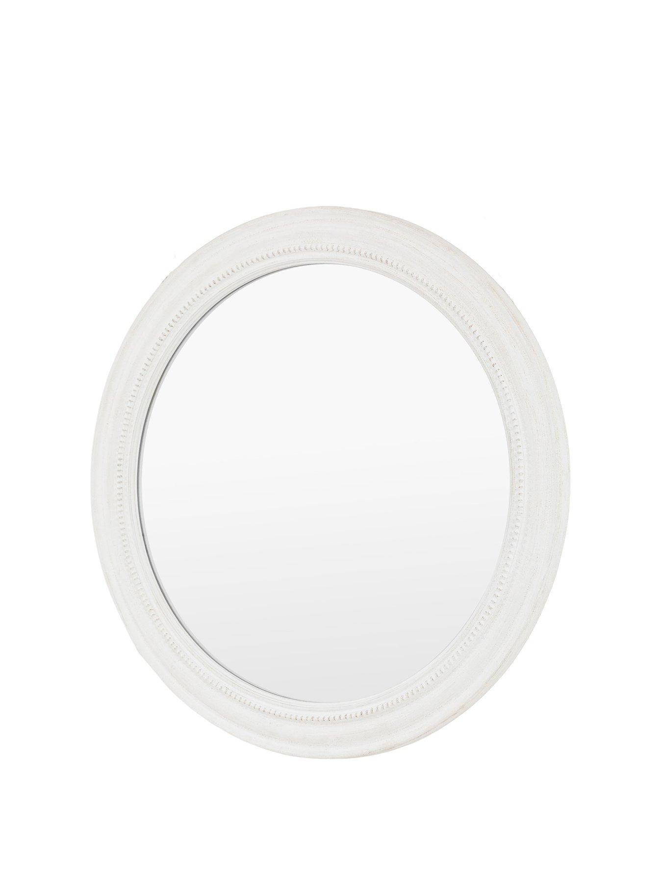 Image 2 of 4 of Gallery Direct Shoreline Round Mirror White 800x30x800mm