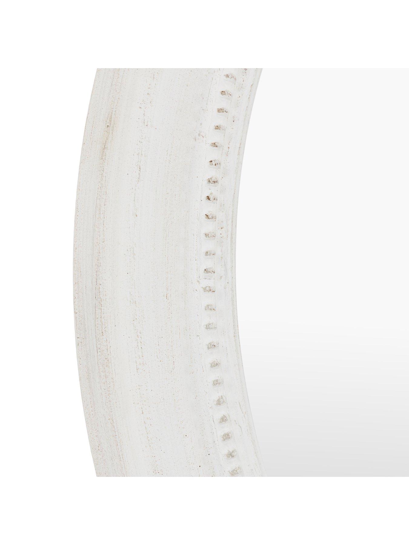 Image 3 of 4 of Gallery Direct Shoreline Round Mirror White 800x30x800mm
