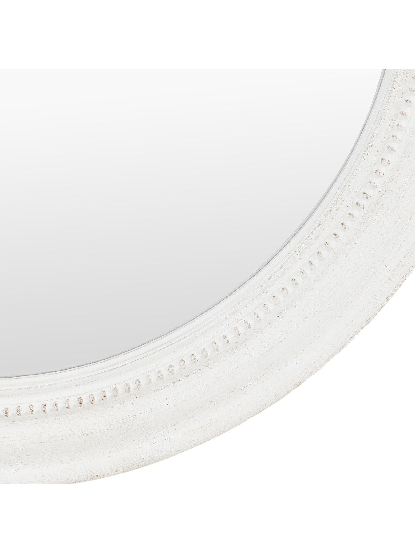Image 4 of 4 of Gallery Direct Shoreline Round Mirror White 800x30x800mm