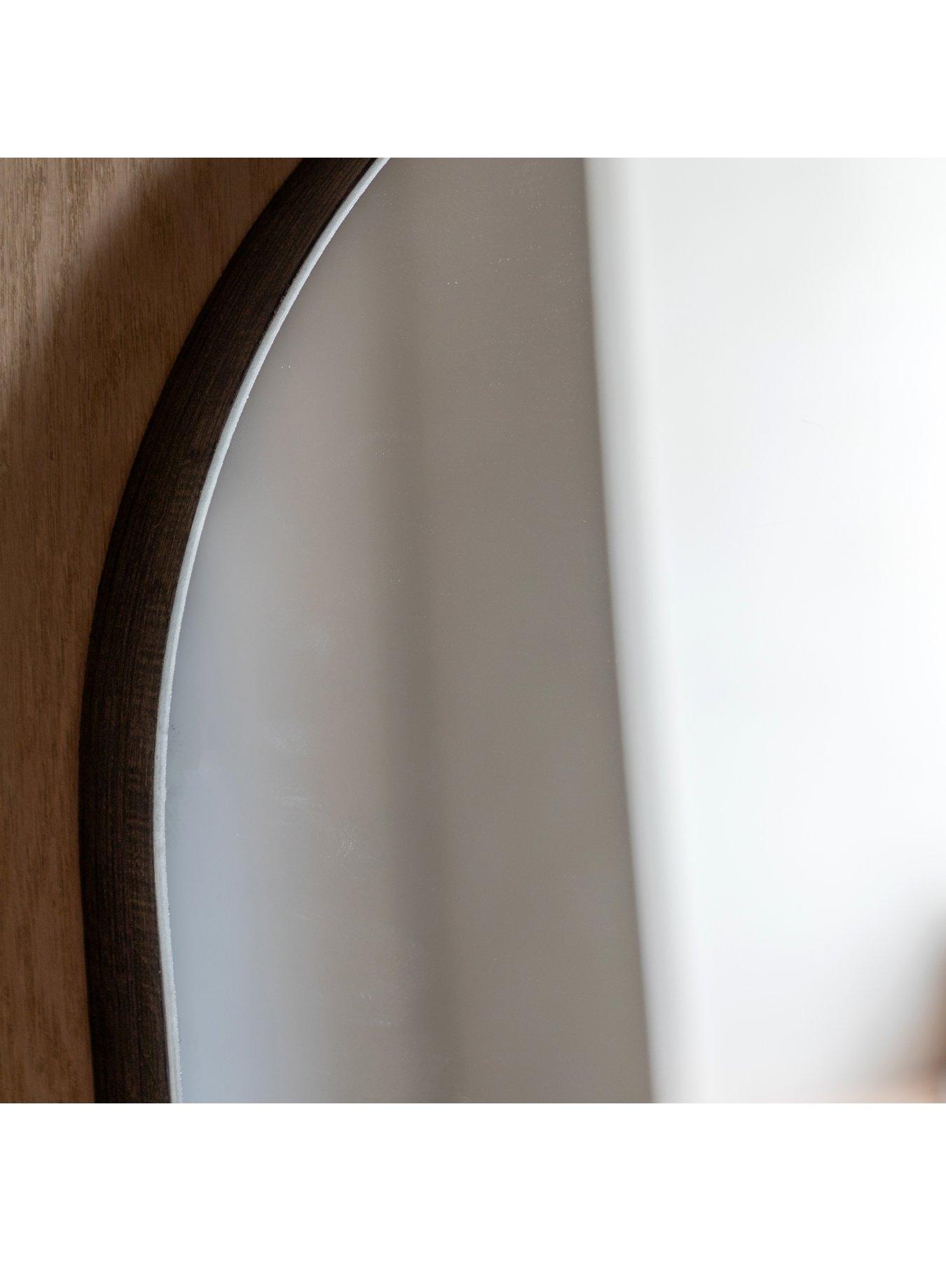 Image 3 of 4 of Gallery Direct Tokyo Leaner Mirror Black 500x50x1700mm