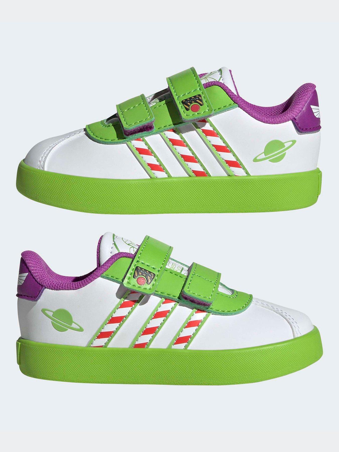 adidas gazelle silver green womens Adidas x Disney Pixar Infants Buzz Lightyear Rapidazen Slip-on Shoes   Extra Butter