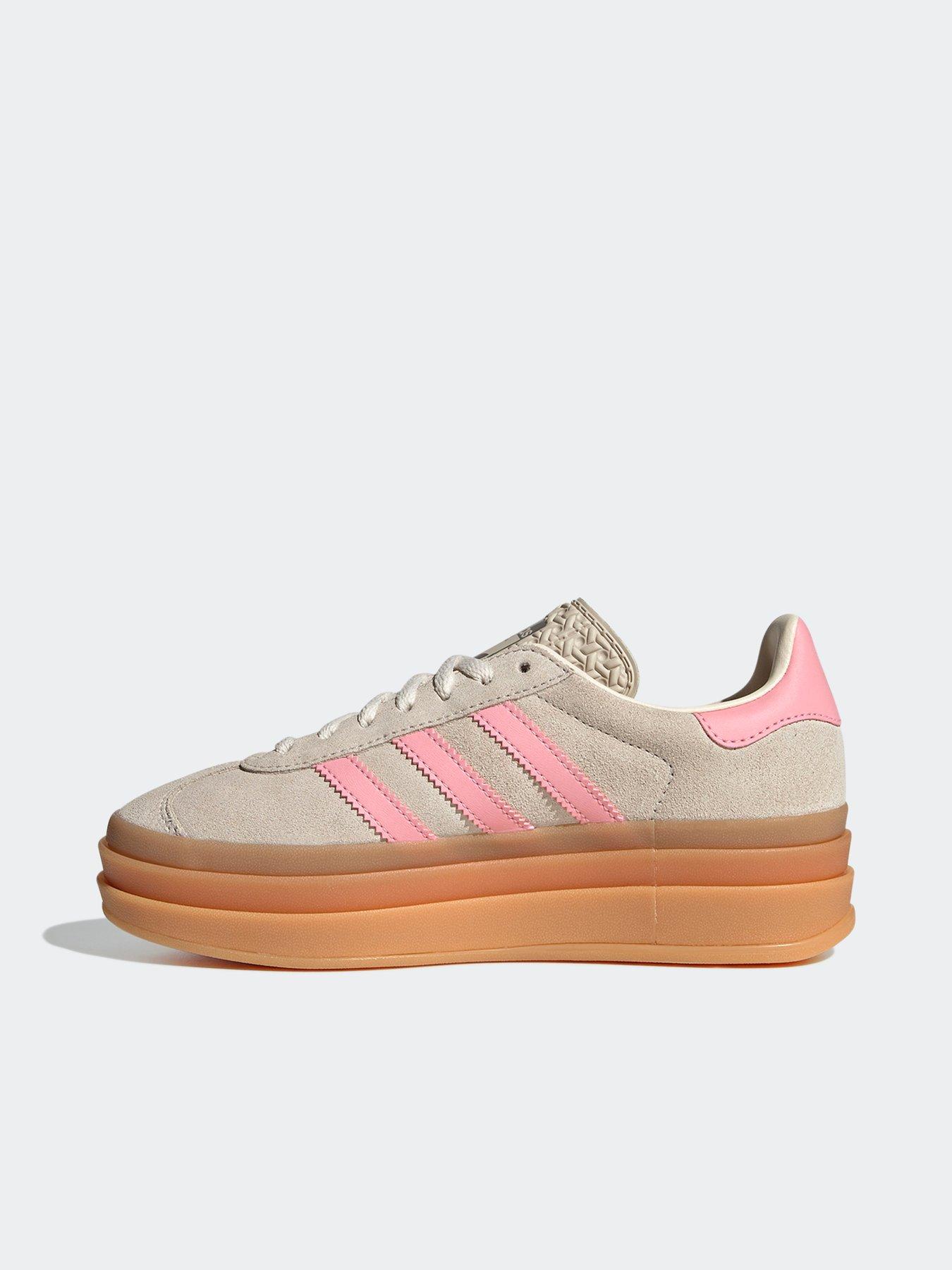 Image 7 of 7 of adidas Originals Junior Gazelle Bold Trainers - Grey/Pink